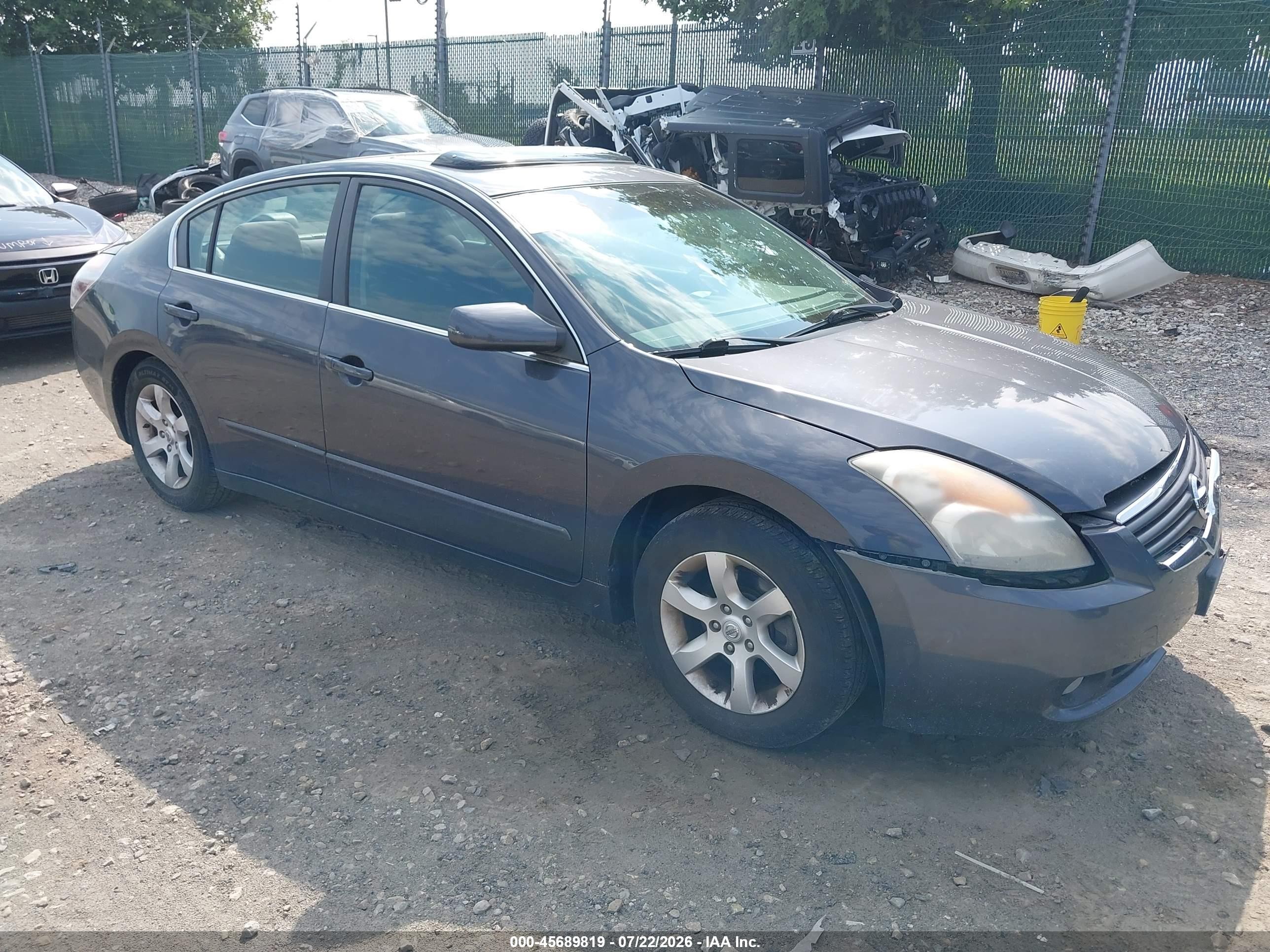2007 Nissan Altima 2.5 S Gray vin: 1N4AL21E77N434498