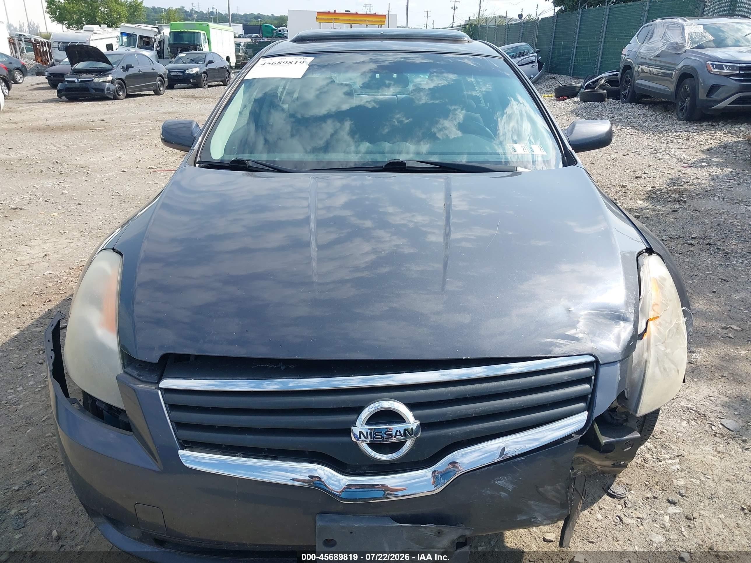 2007 Nissan Altima 2.5 S Серый vin: 1N4AL21E77N434498