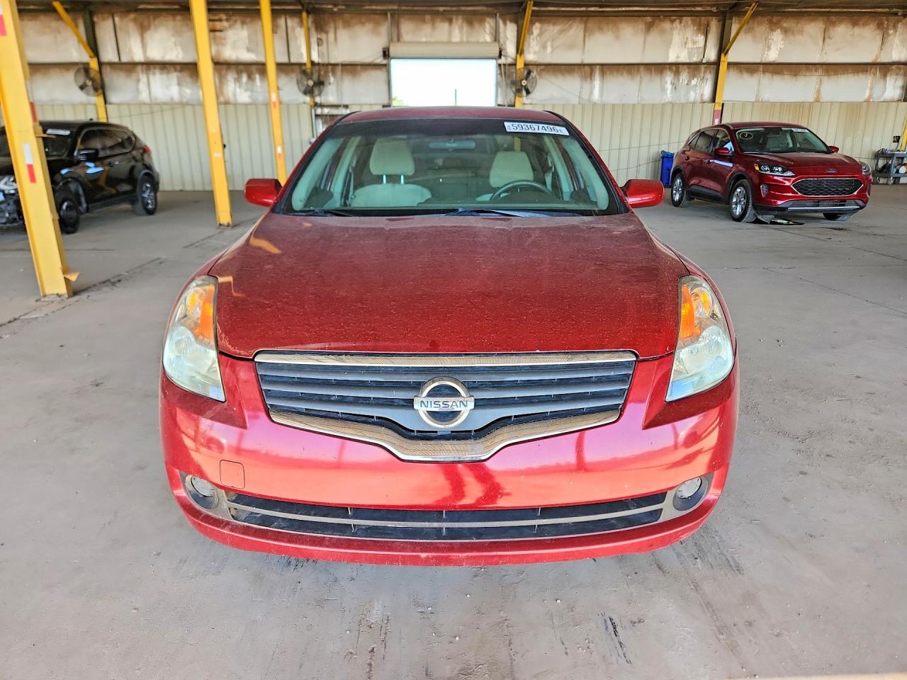 2007 Nissan Altima 2.5 Burgundy vin: 1N4AL21E77N443685