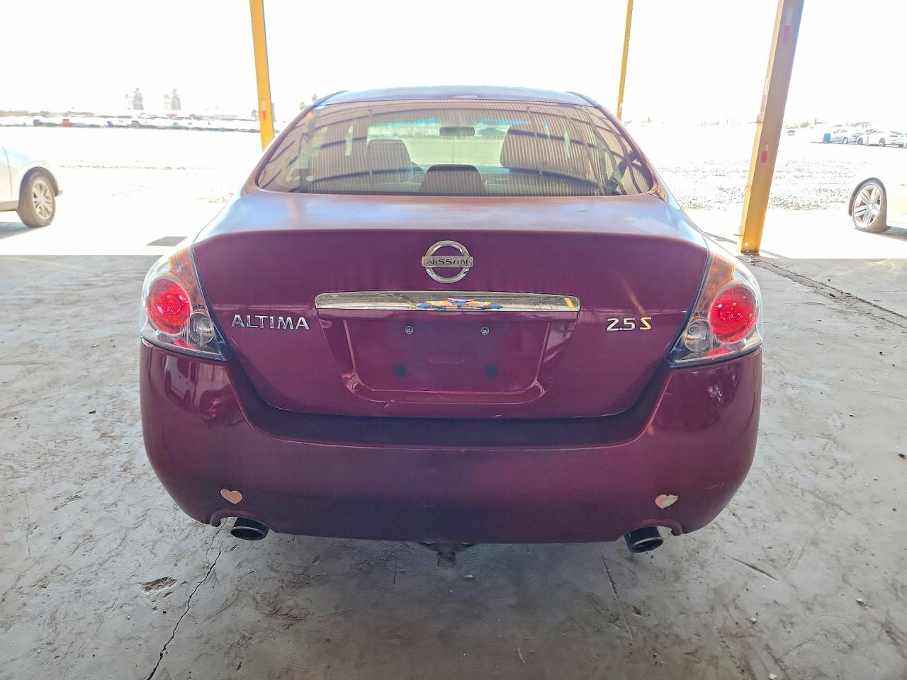 2007 Nissan Altima 2.5 Burgundy vin: 1N4AL21E77N443685