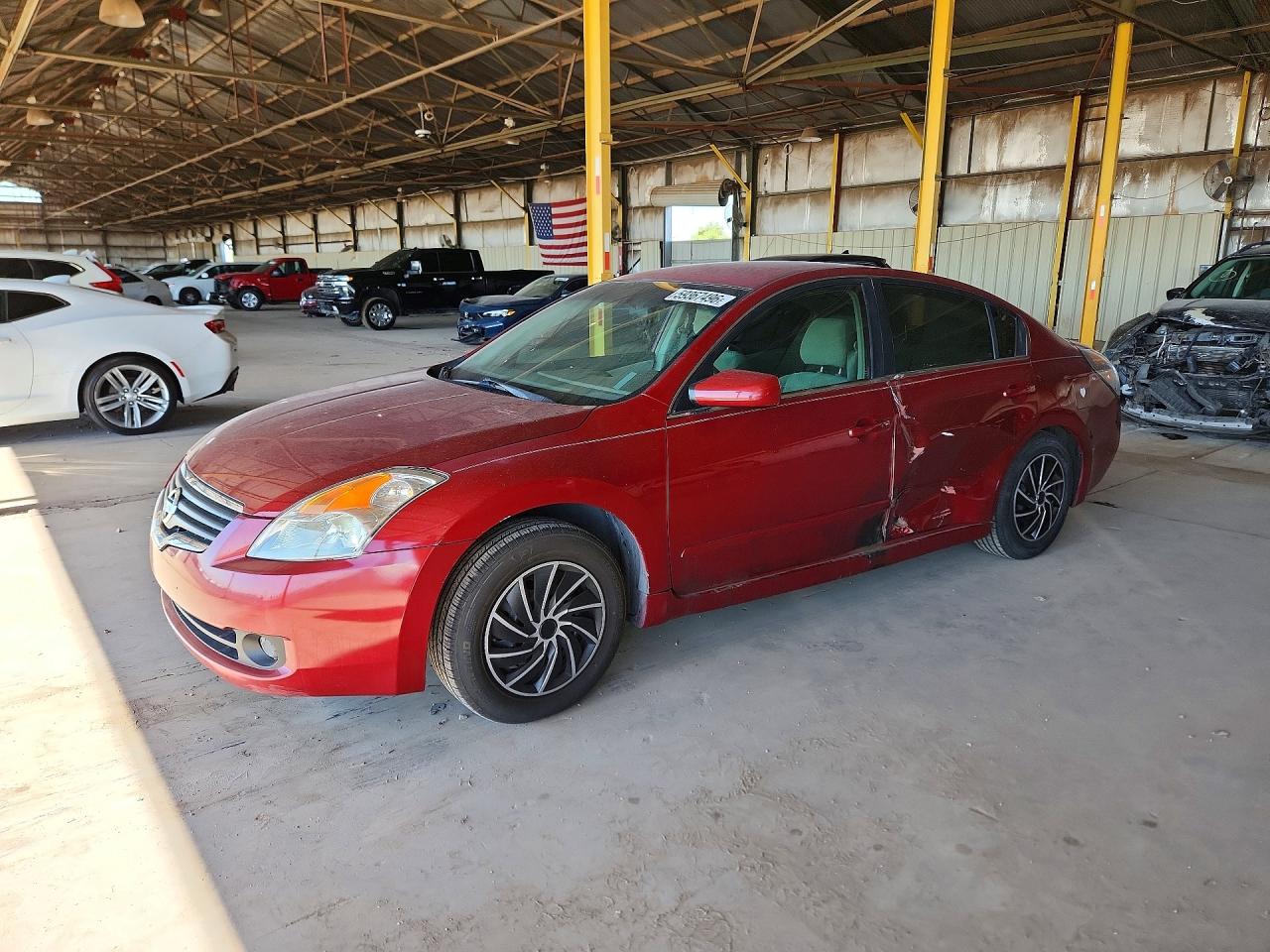 2007 Nissan Altima 2.5 Burgundy vin: 1N4AL21E77N443685