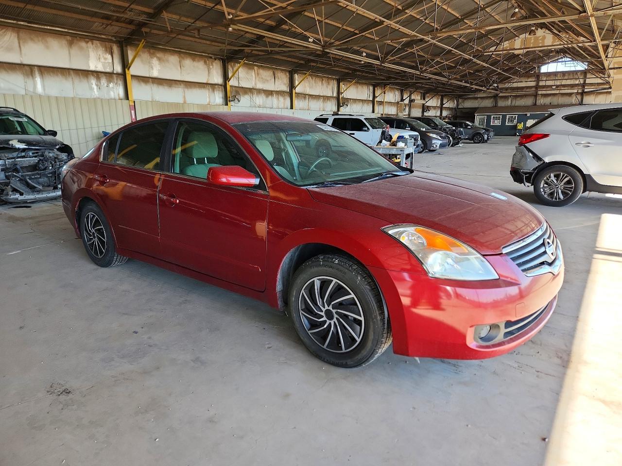 2007 Nissan Altima 2.5 Burgundy vin: 1N4AL21E77N443685