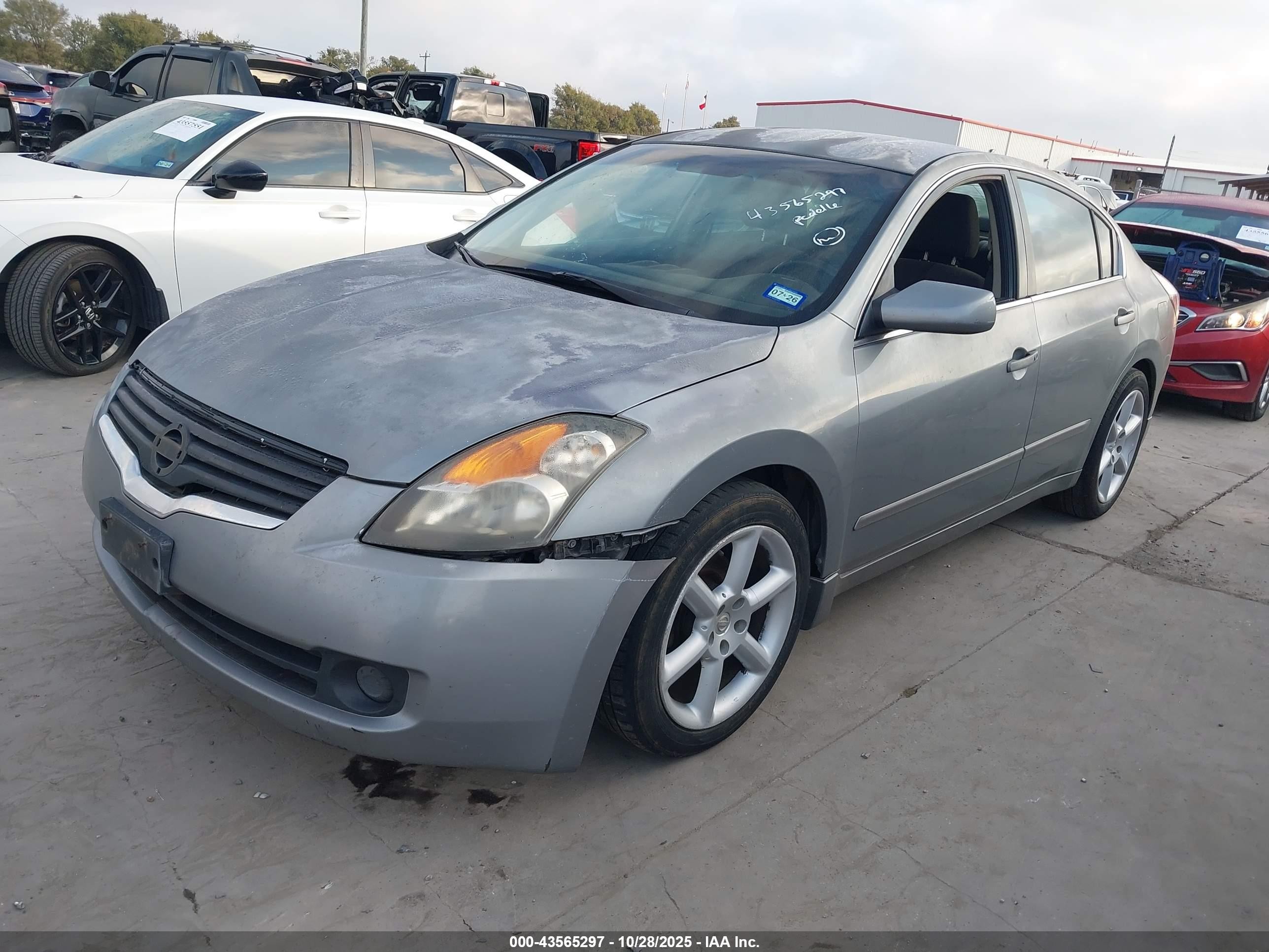 2007 Nissan Altima 2.5 S Gray vin: 1N4AL21E77N464777