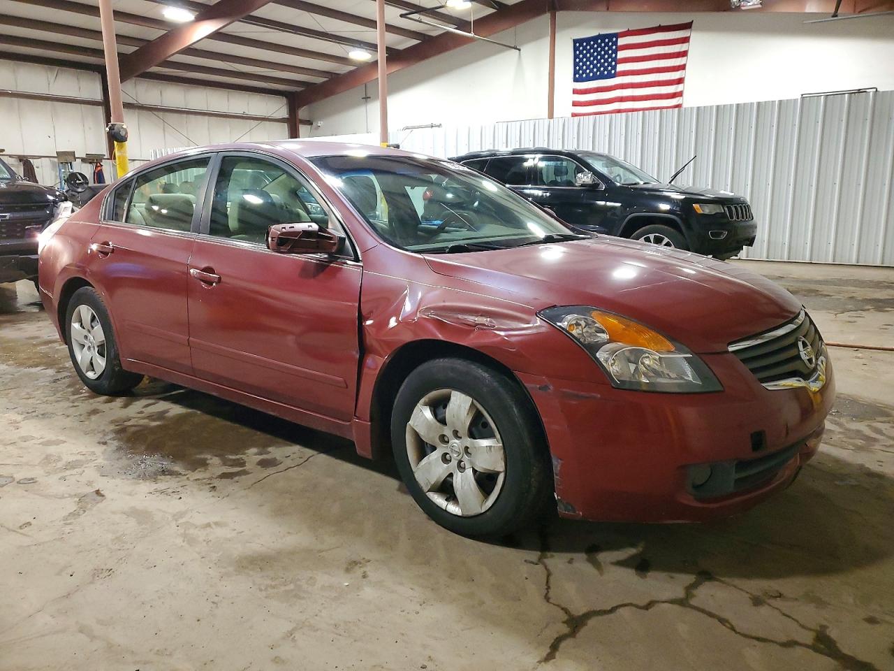 2007 Nissan Altima 2.5 Red vin: 1N4AL21E77N474497