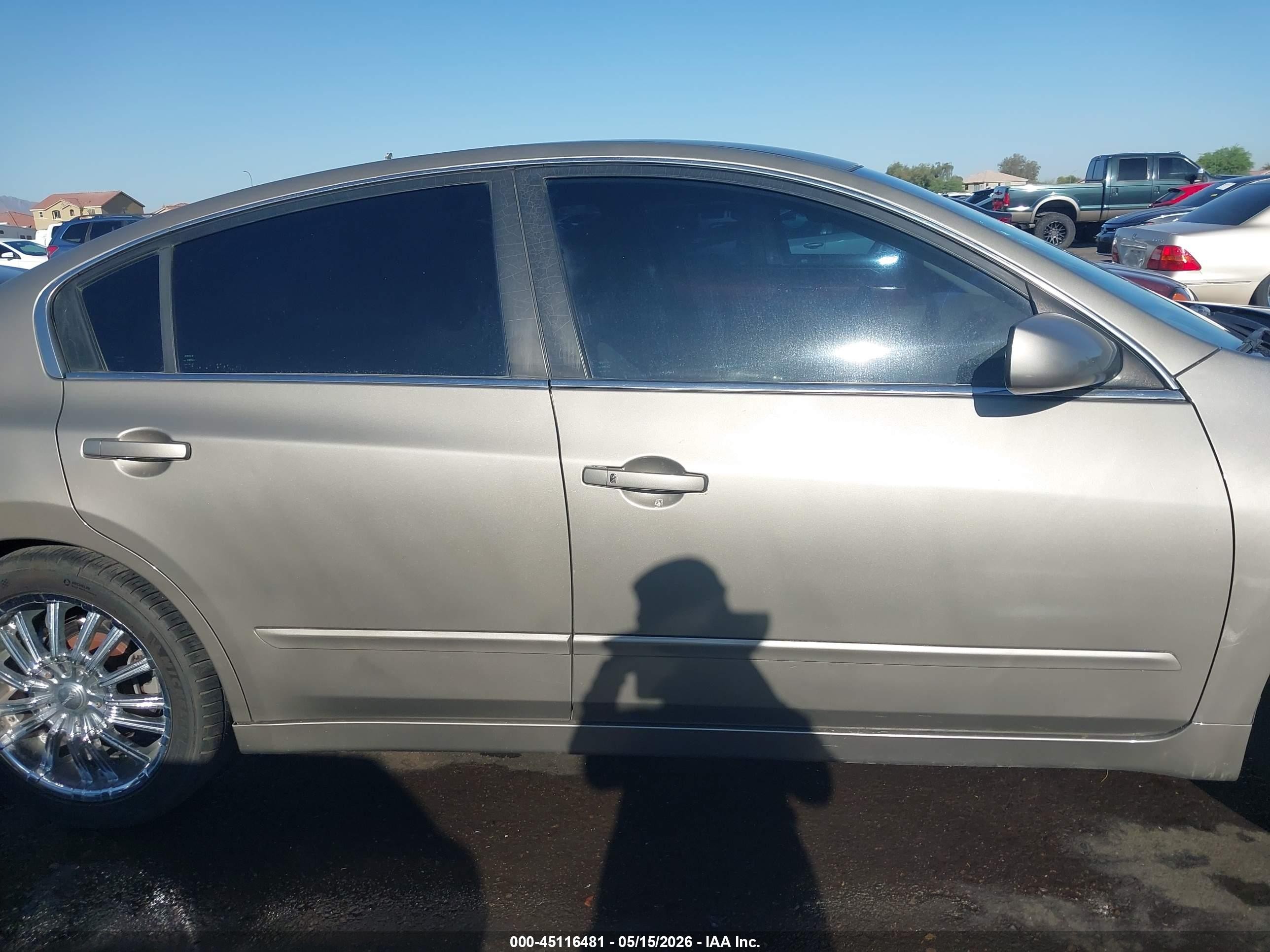 2007 Nissan Altima 2.5 S Золотой vin: 1N4AL21E77N486844