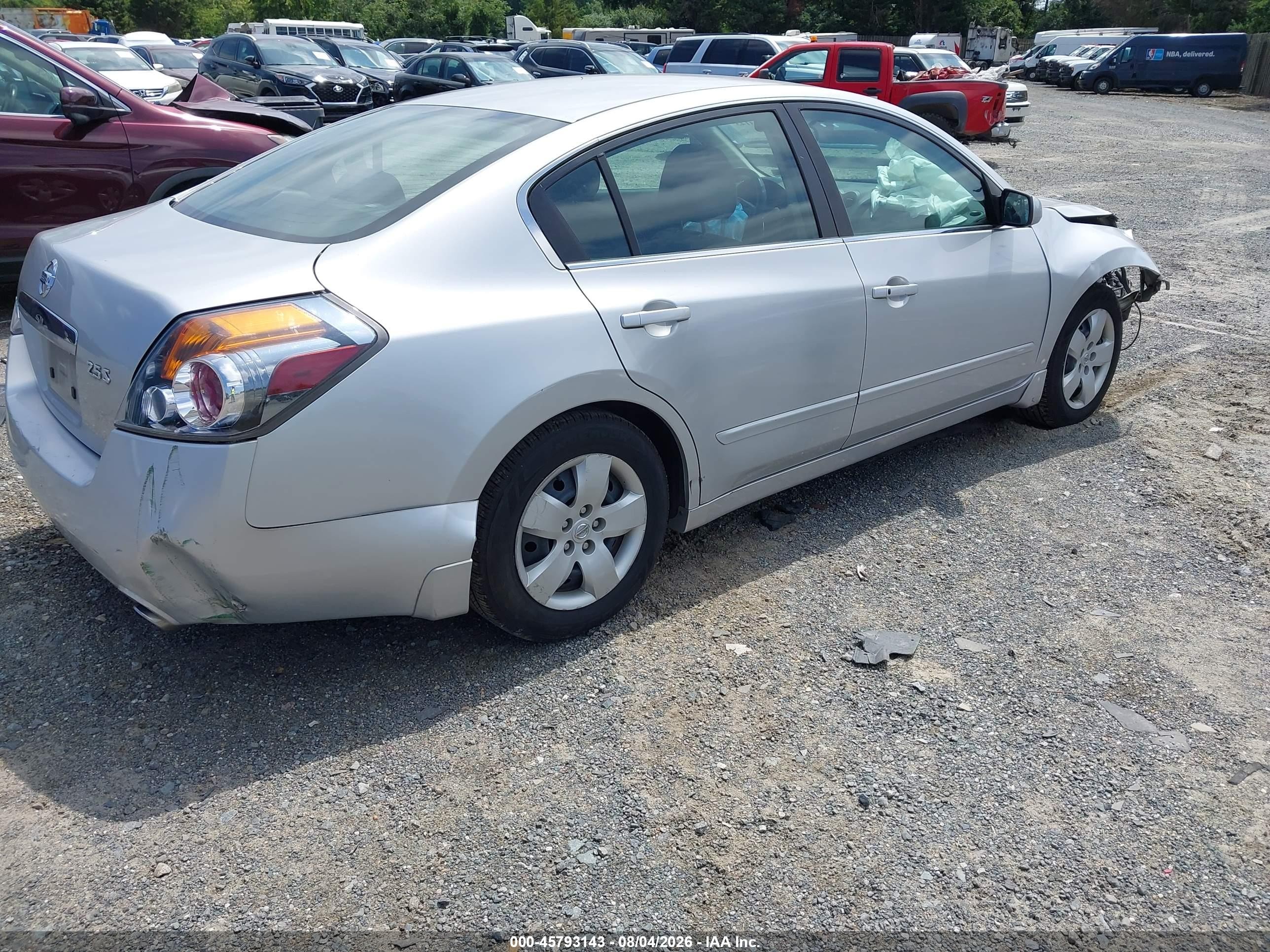 2007 Nissan Altima 2.5 S Silver vin: 1N4AL21E77N488738