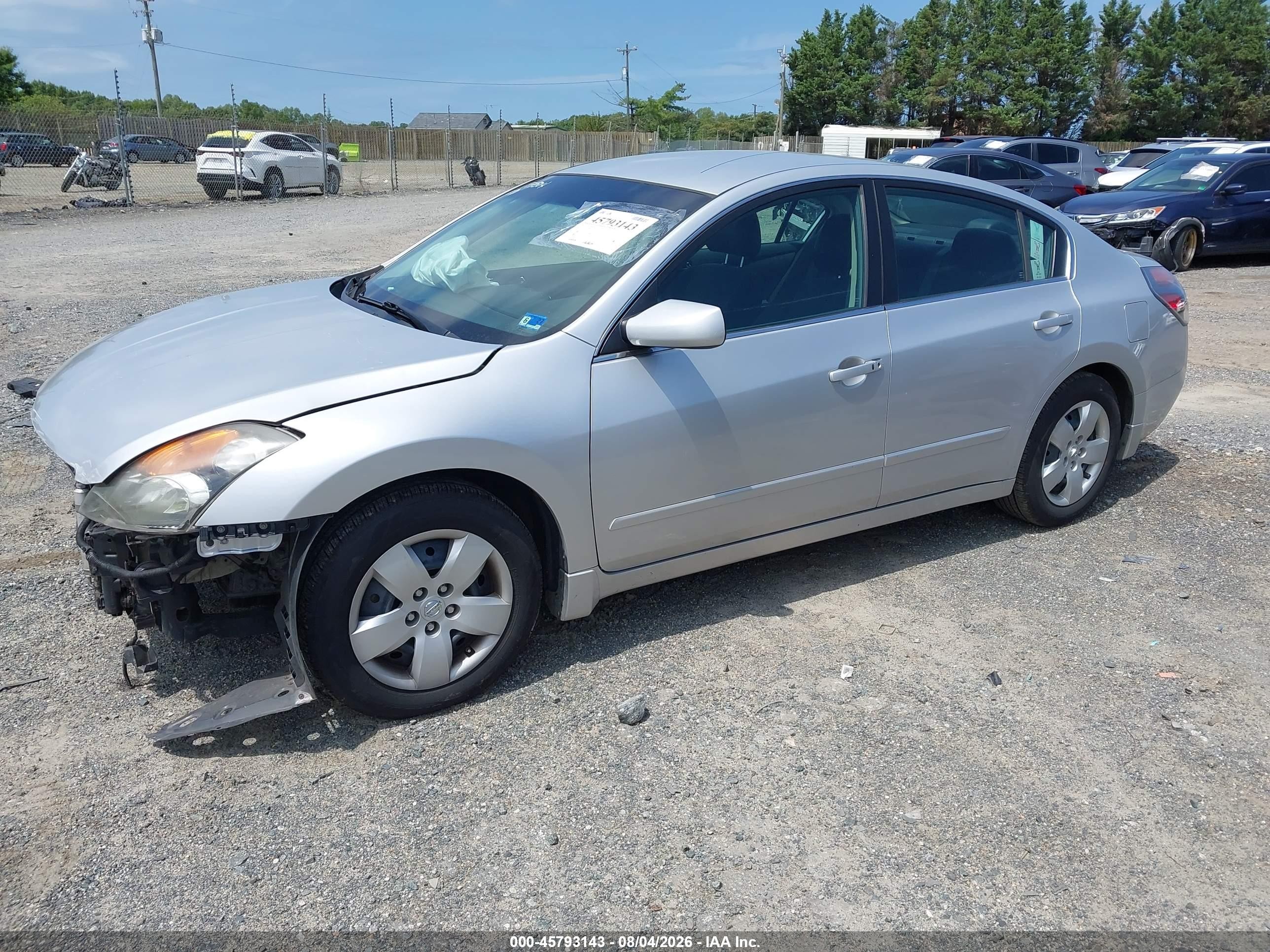 2007 Nissan Altima 2.5 S Silver vin: 1N4AL21E77N488738