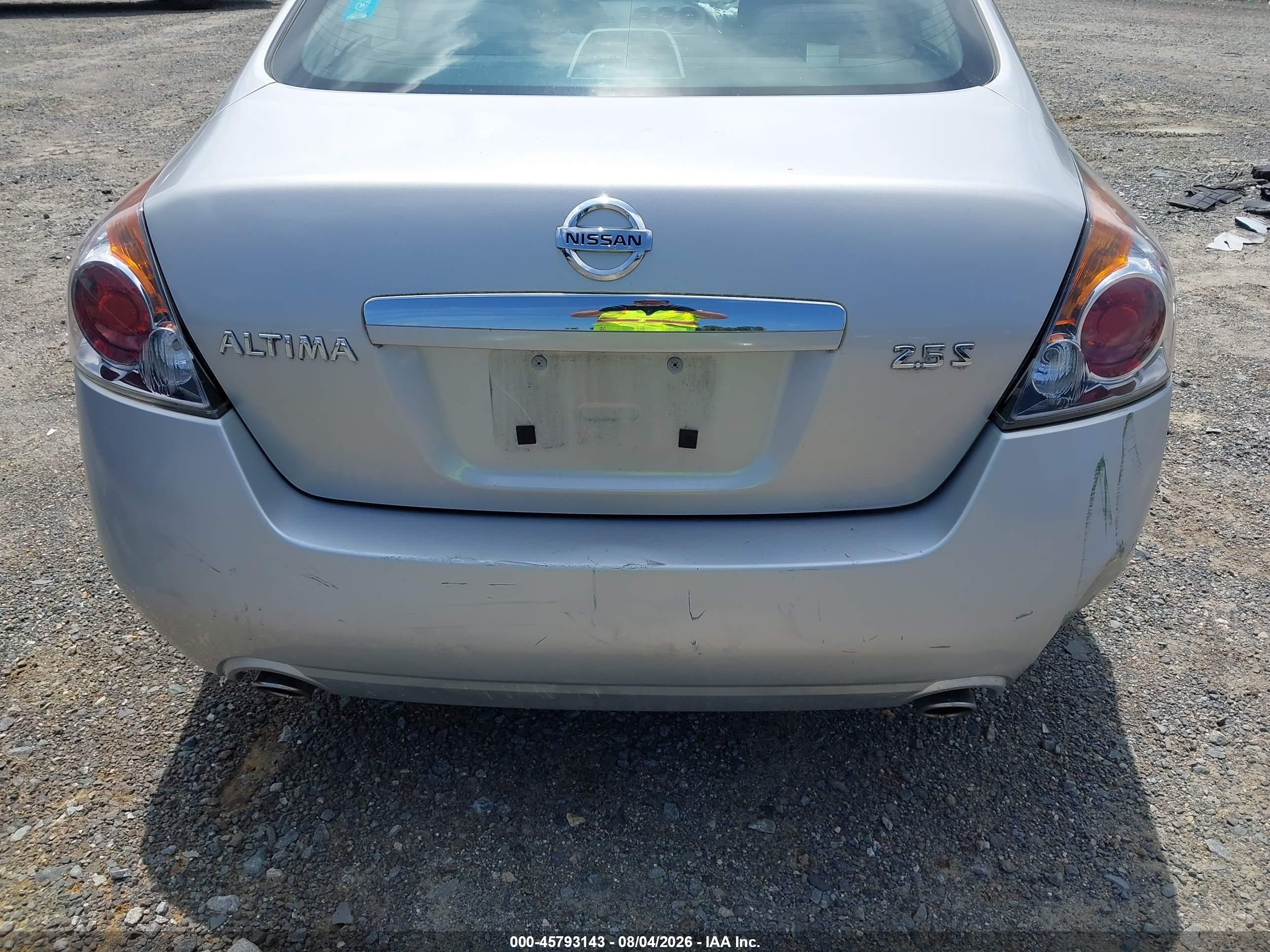 2007 Nissan Altima 2.5 S Silver vin: 1N4AL21E77N488738