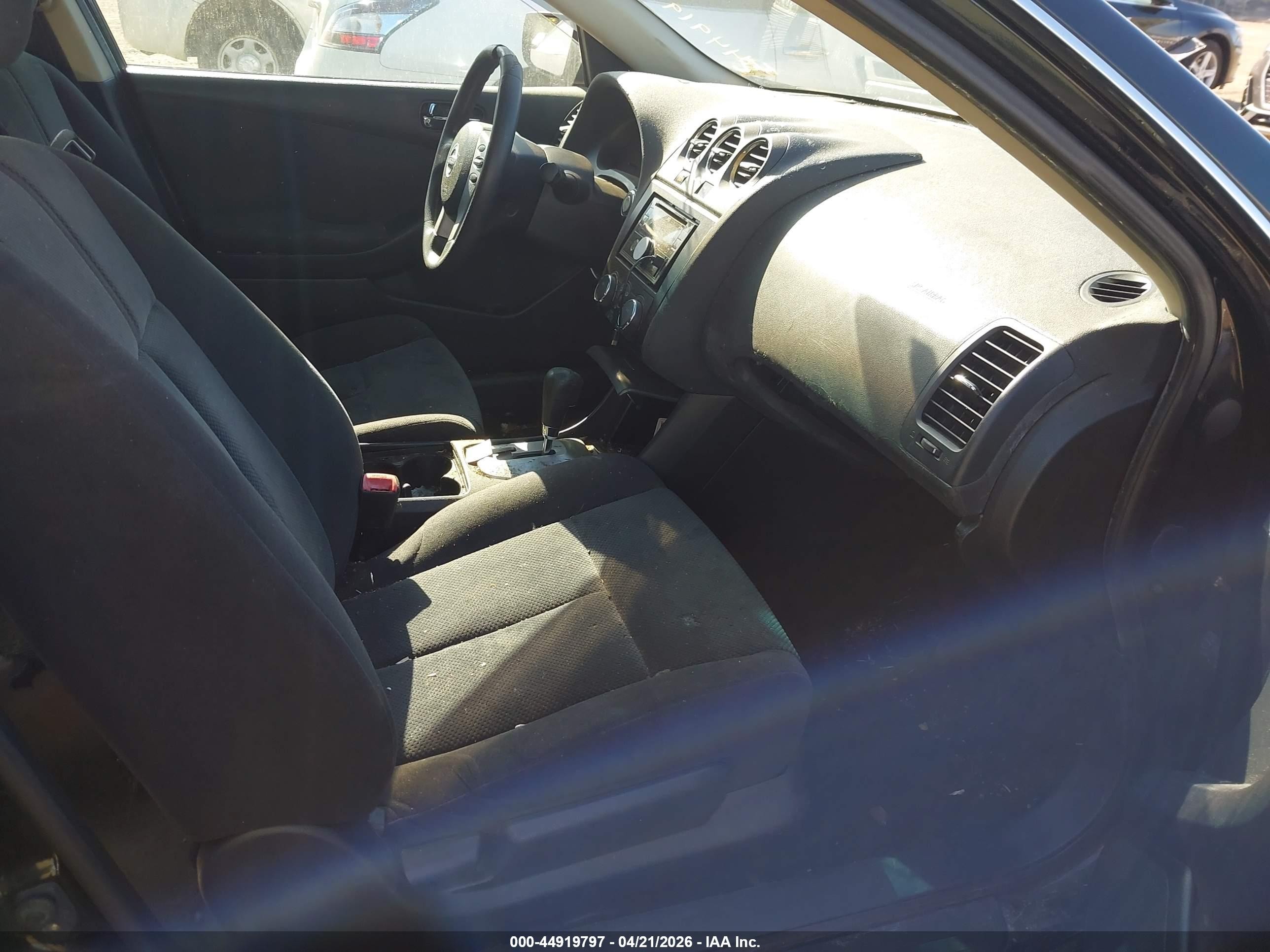 2007 Nissan Altima 2.5 S Black vin: 1N4AL21E77N489856