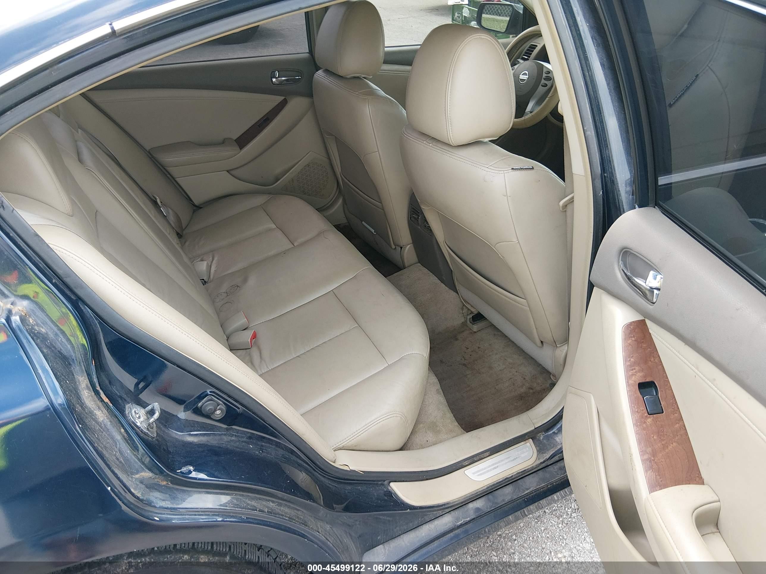 2008 Nissan Altima 2.5 Sl Blue vin: 1N4AL21E78C112568