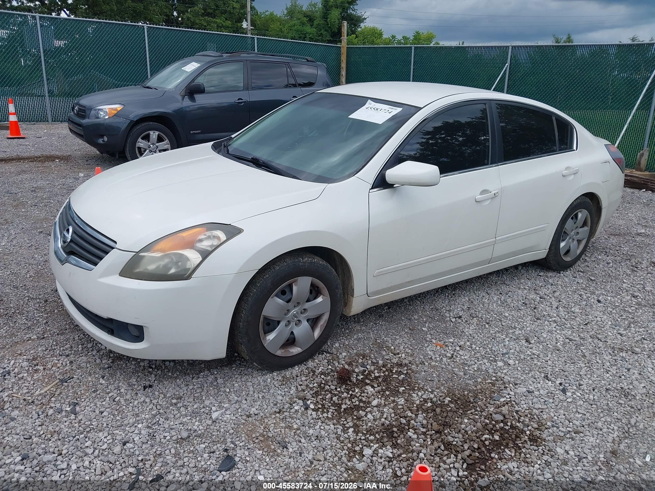 2008 Nissan Altima 2.5 S White vin: 1N4AL21E78C178568