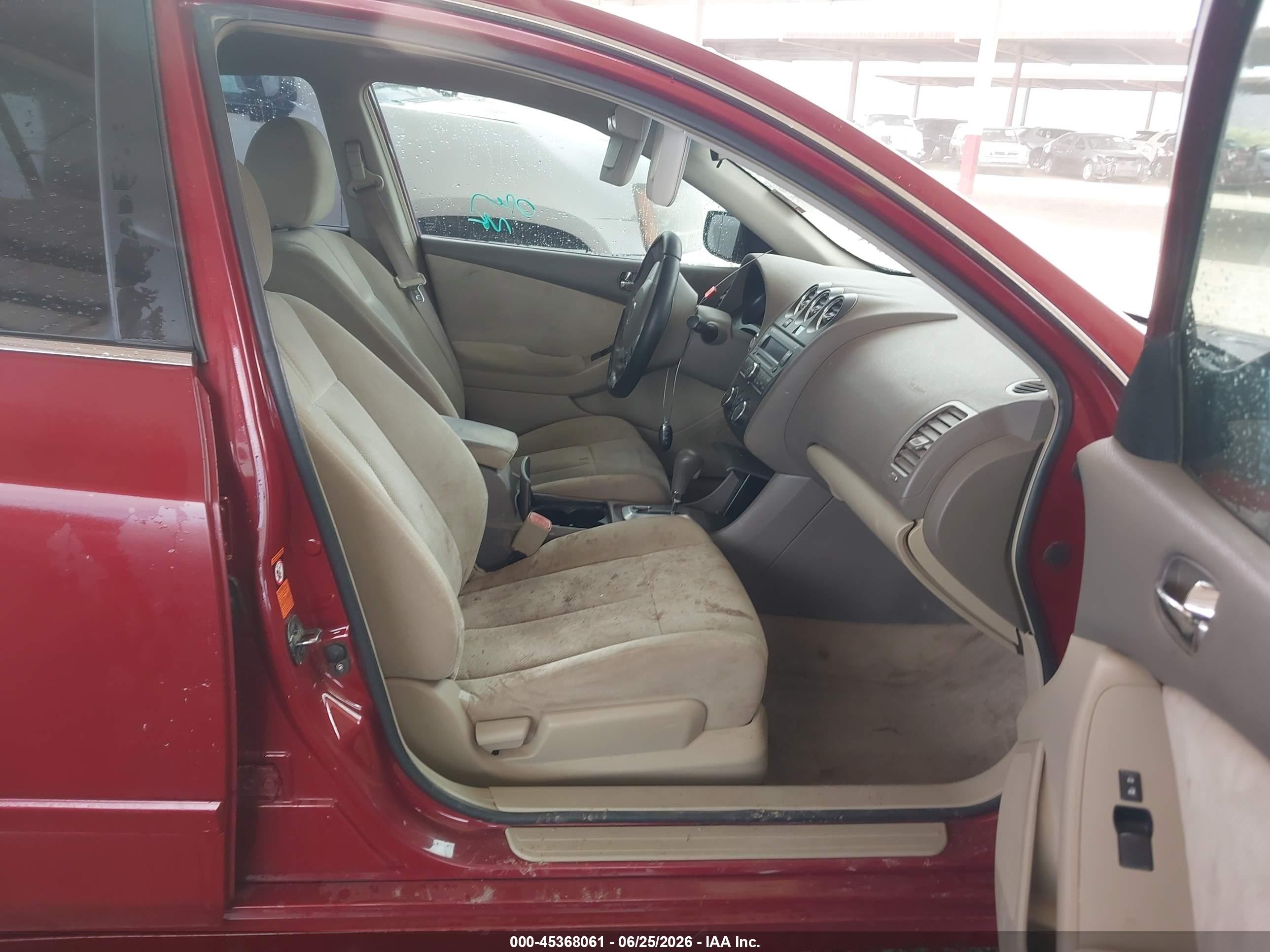 2008 Nissan Altima 2.5 S Burgundy vin: 1N4AL21E78C204053