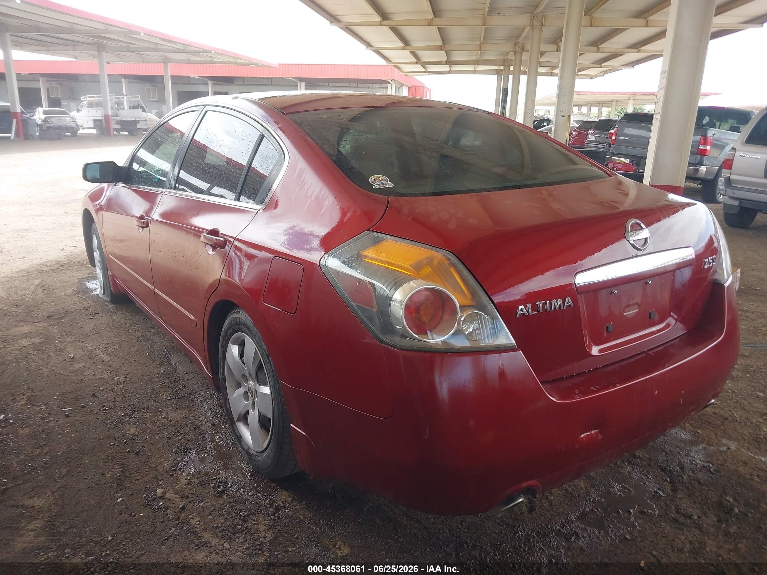 2008 Nissan Altima 2.5 S Burgundy vin: 1N4AL21E78C204053