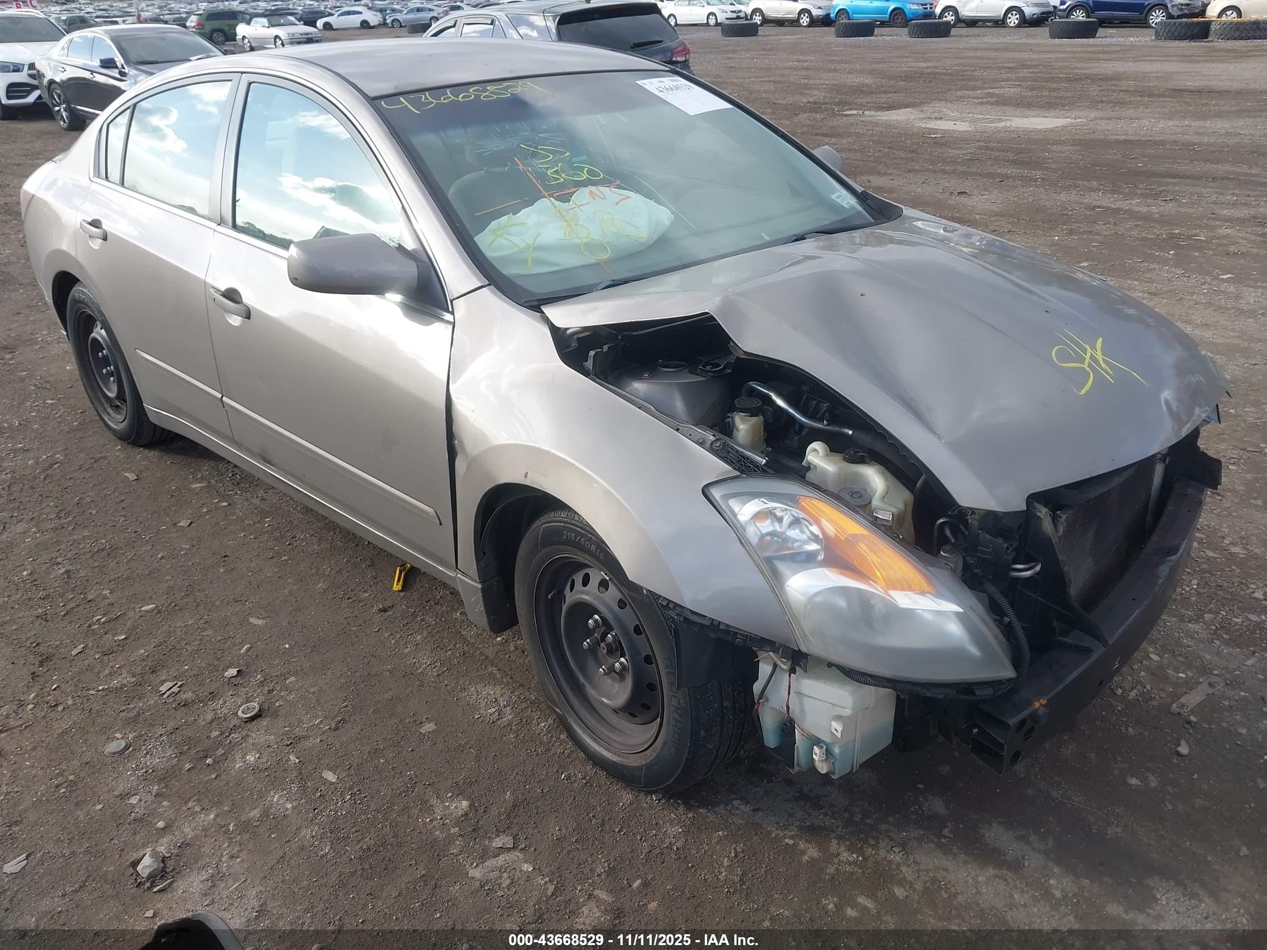 2008 Nissan Altima 2.5 S Бежевый vin: 1N4AL21E78C244309