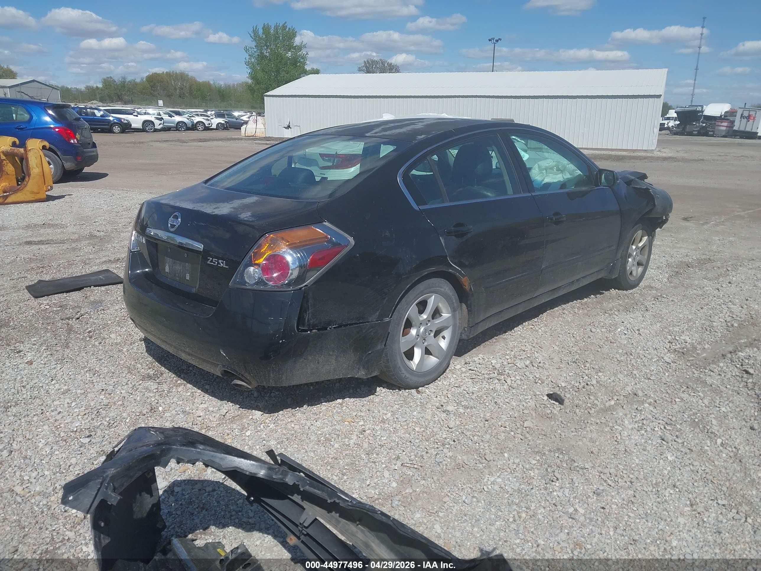 2008 Nissan Altima 2.5 S Черный vin: 1N4AL21E78C266066