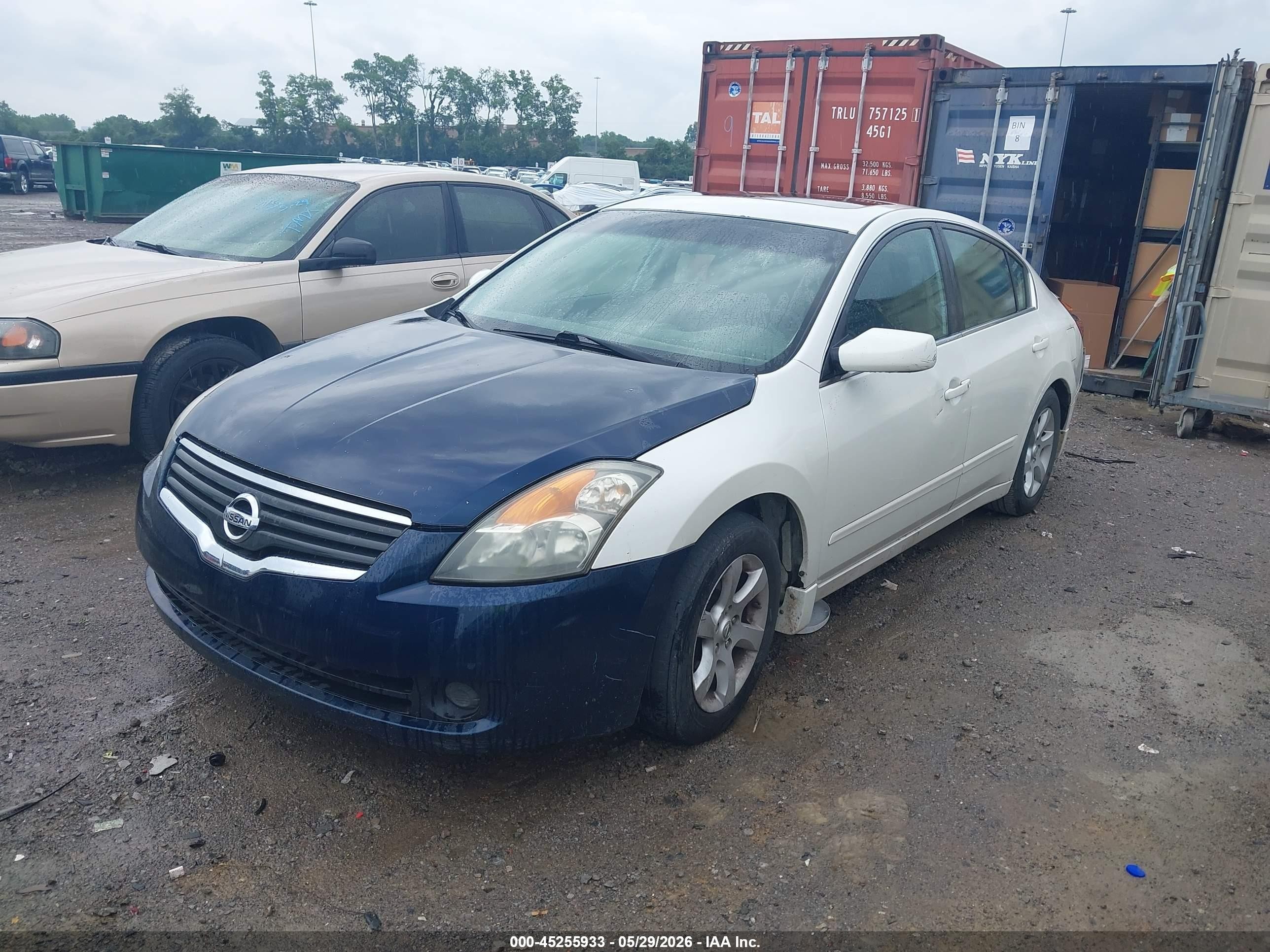 2008 Nissan Altima 2.5 S Белый vin: 1N4AL21E78N406718