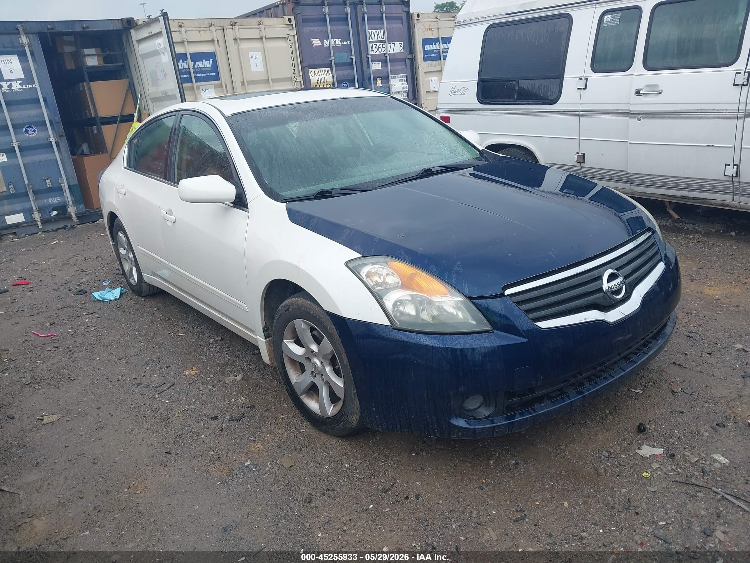 2008 Nissan Altima 2.5 S White vin: 1N4AL21E78N406718