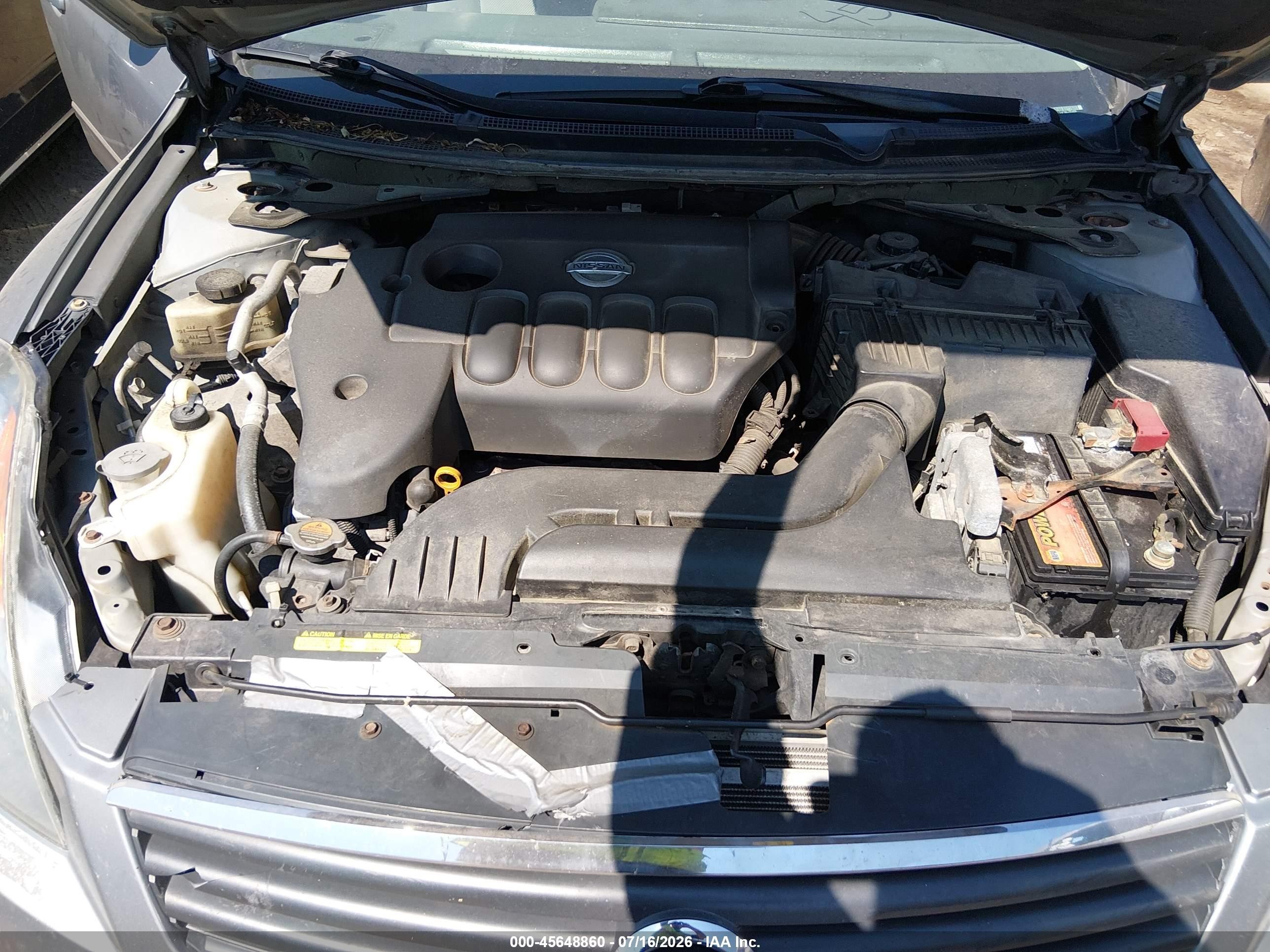 2008 Nissan Altima 2.5 S Gray vin: 1N4AL21E78N410655