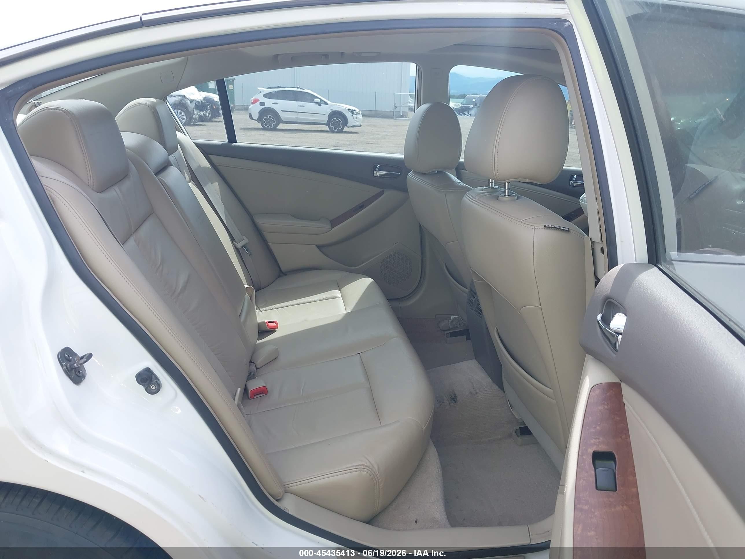 2008 Nissan Altima 2.5 Sl White vin: 1N4AL21E78N443090
