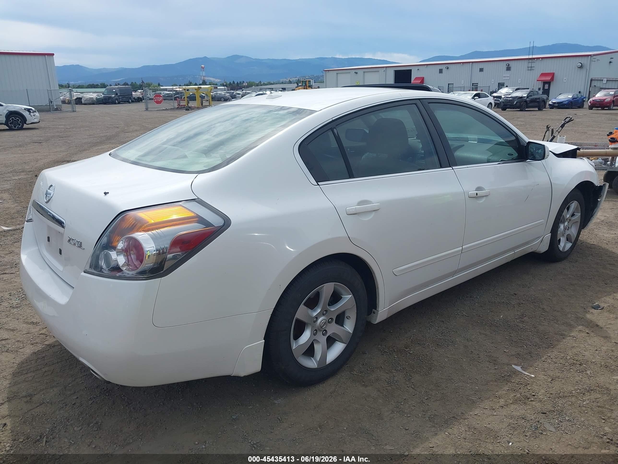 2008 Nissan Altima 2.5 Sl White vin: 1N4AL21E78N443090