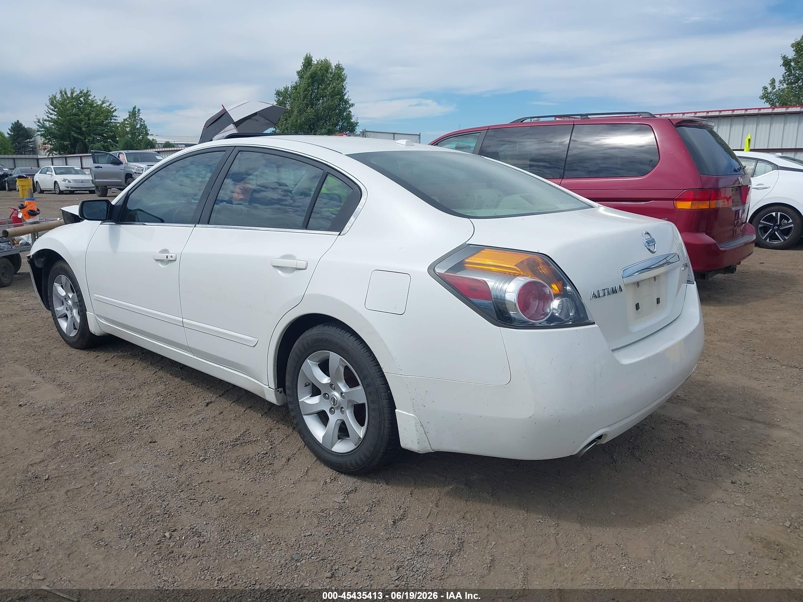 2008 Nissan Altima 2.5 Sl White vin: 1N4AL21E78N443090