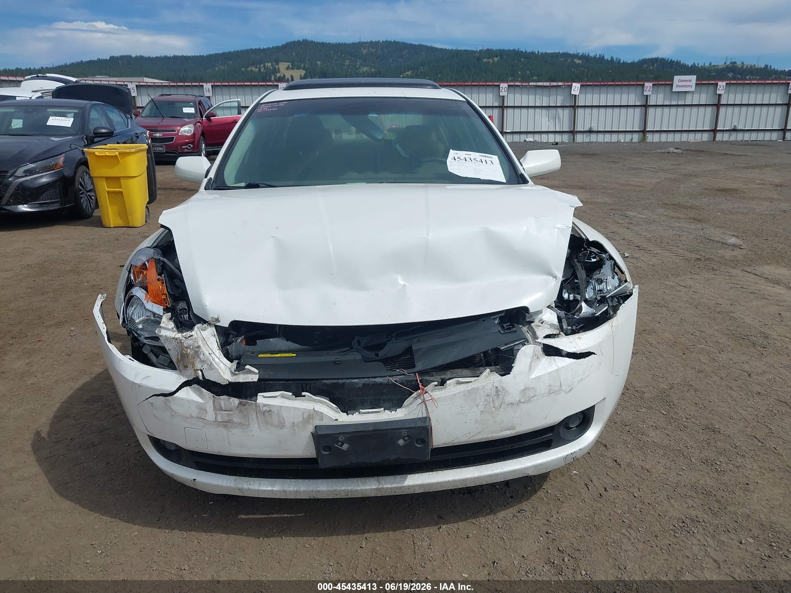 2008 Nissan Altima 2.5 Sl White vin: 1N4AL21E78N443090