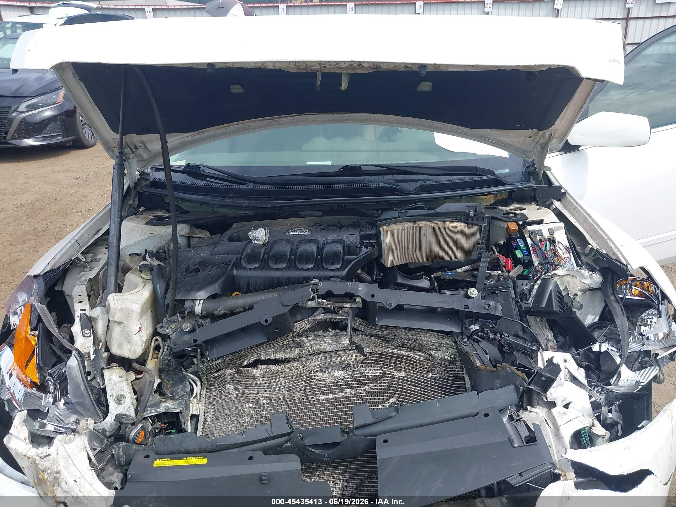 2008 Nissan Altima 2.5 Sl White vin: 1N4AL21E78N443090