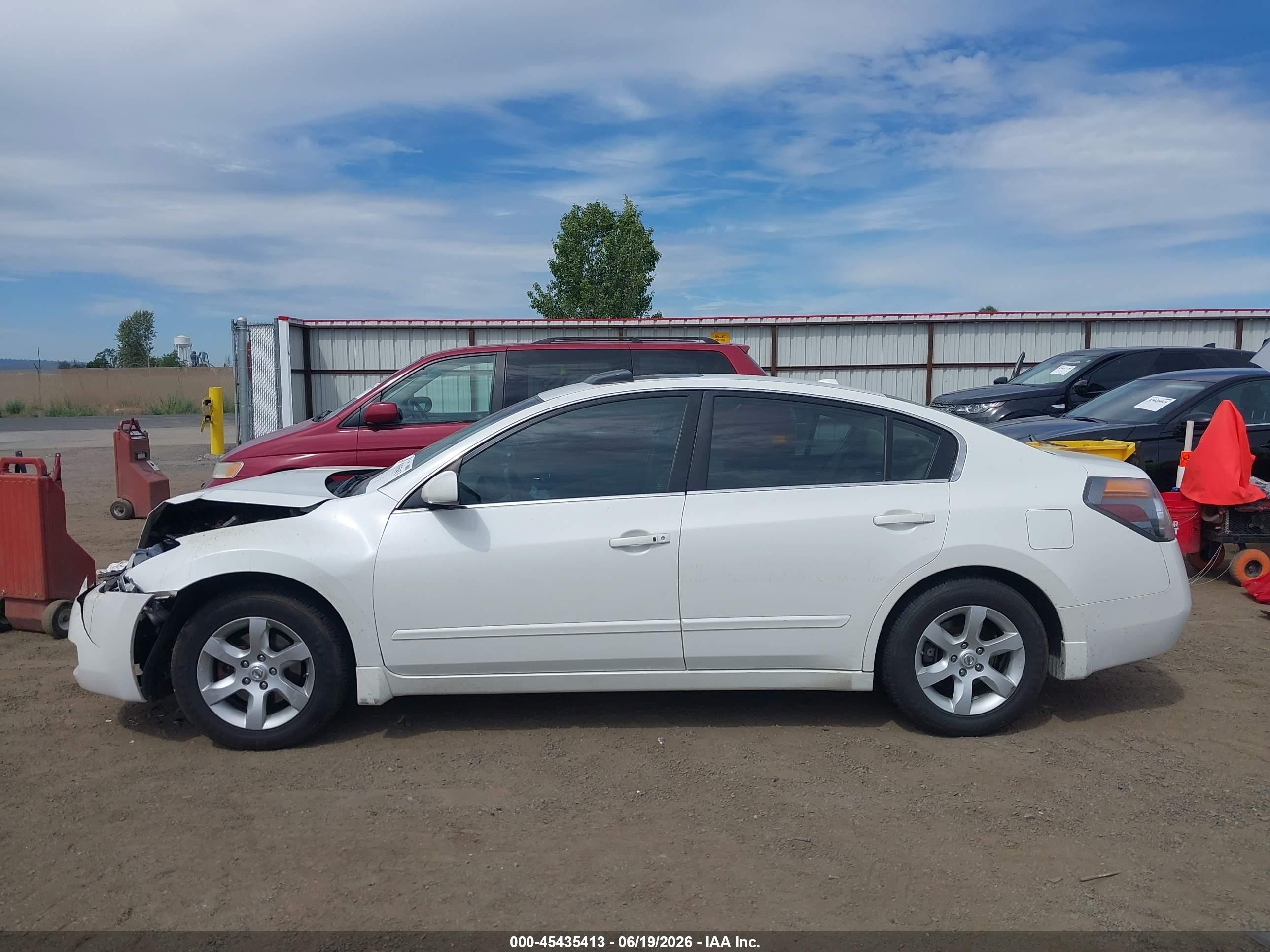 2008 Nissan Altima 2.5 Sl White vin: 1N4AL21E78N443090