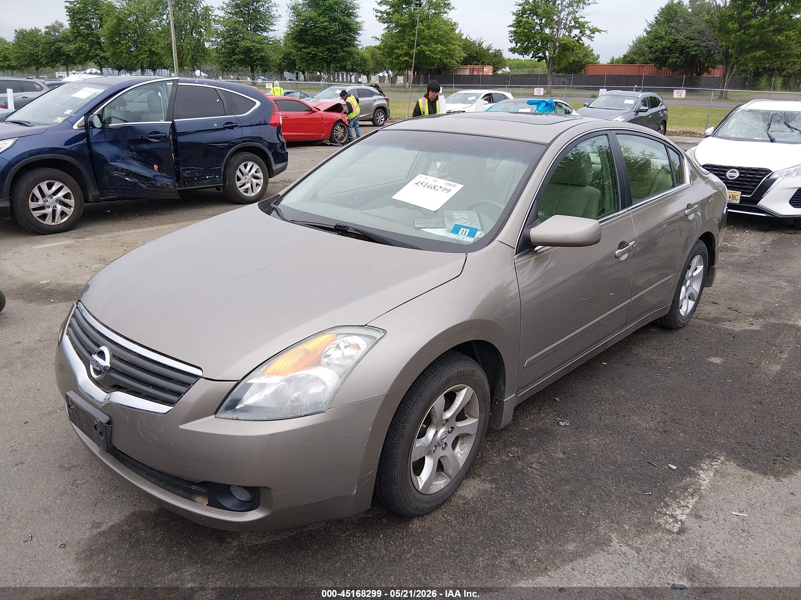 2008 Nissan Altima 2.5 S Brown vin: 1N4AL21E78N454767