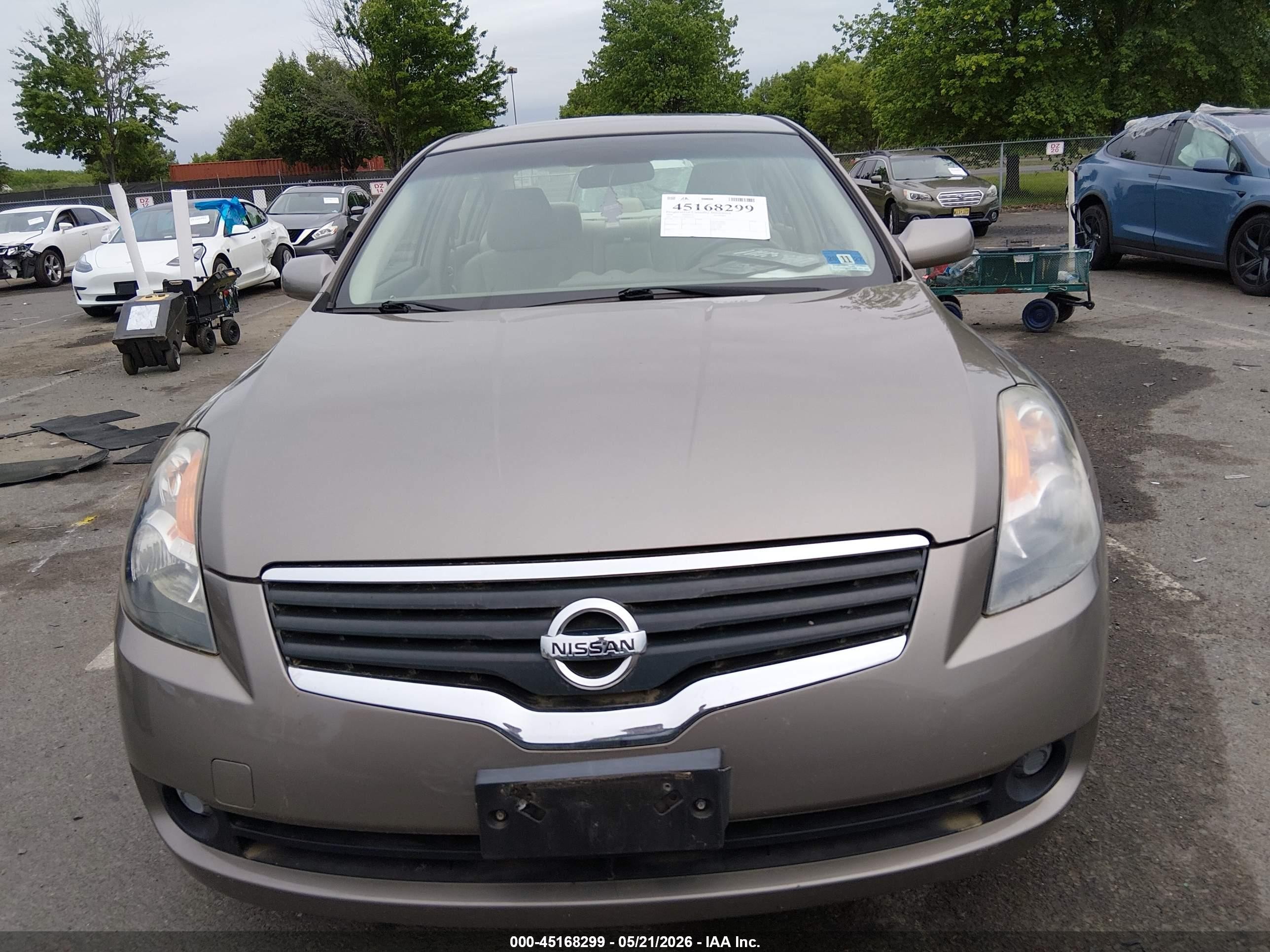 2008 Nissan Altima 2.5 S Brown vin: 1N4AL21E78N454767