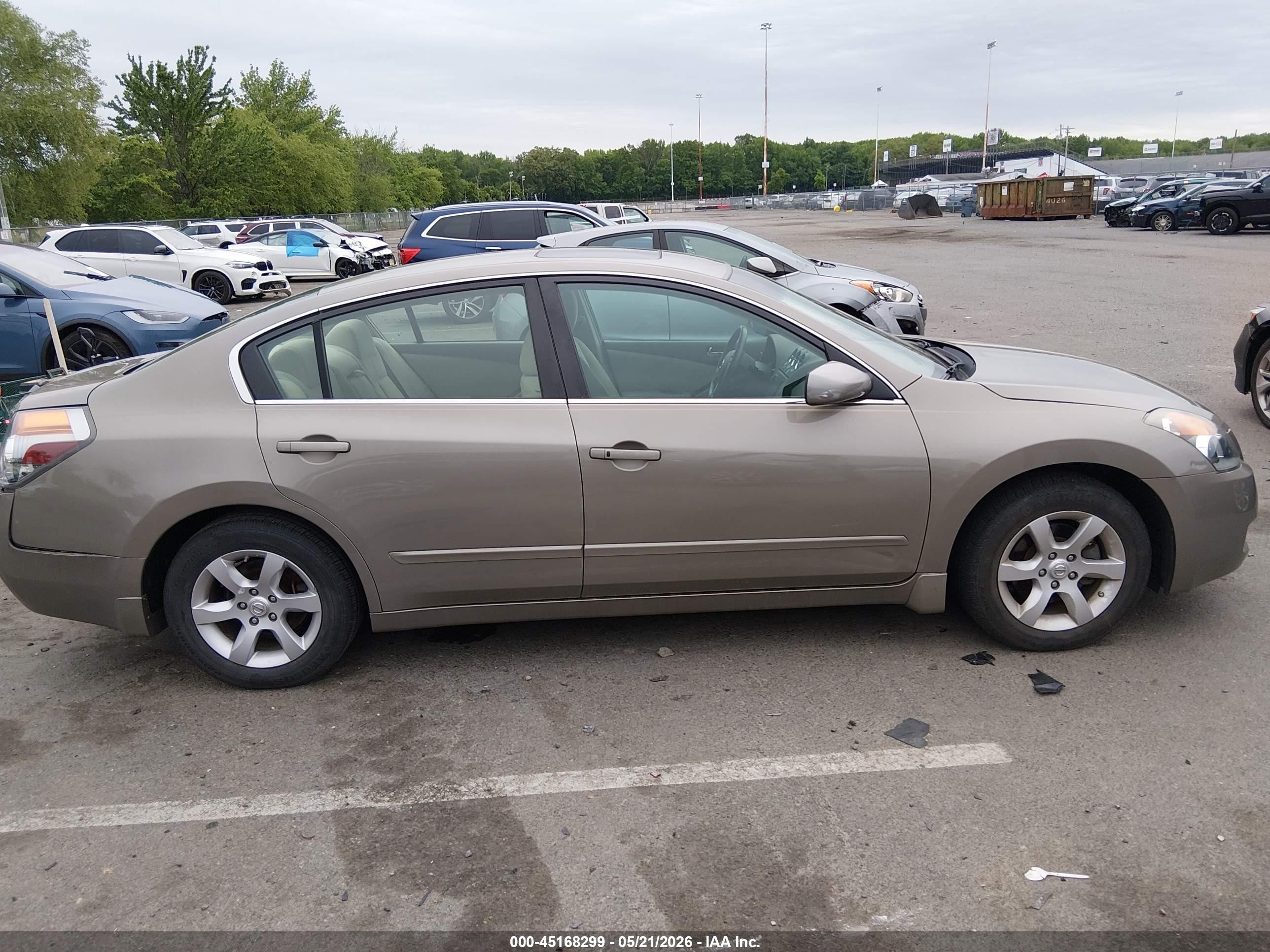 2008 Nissan Altima 2.5 S Brown vin: 1N4AL21E78N454767