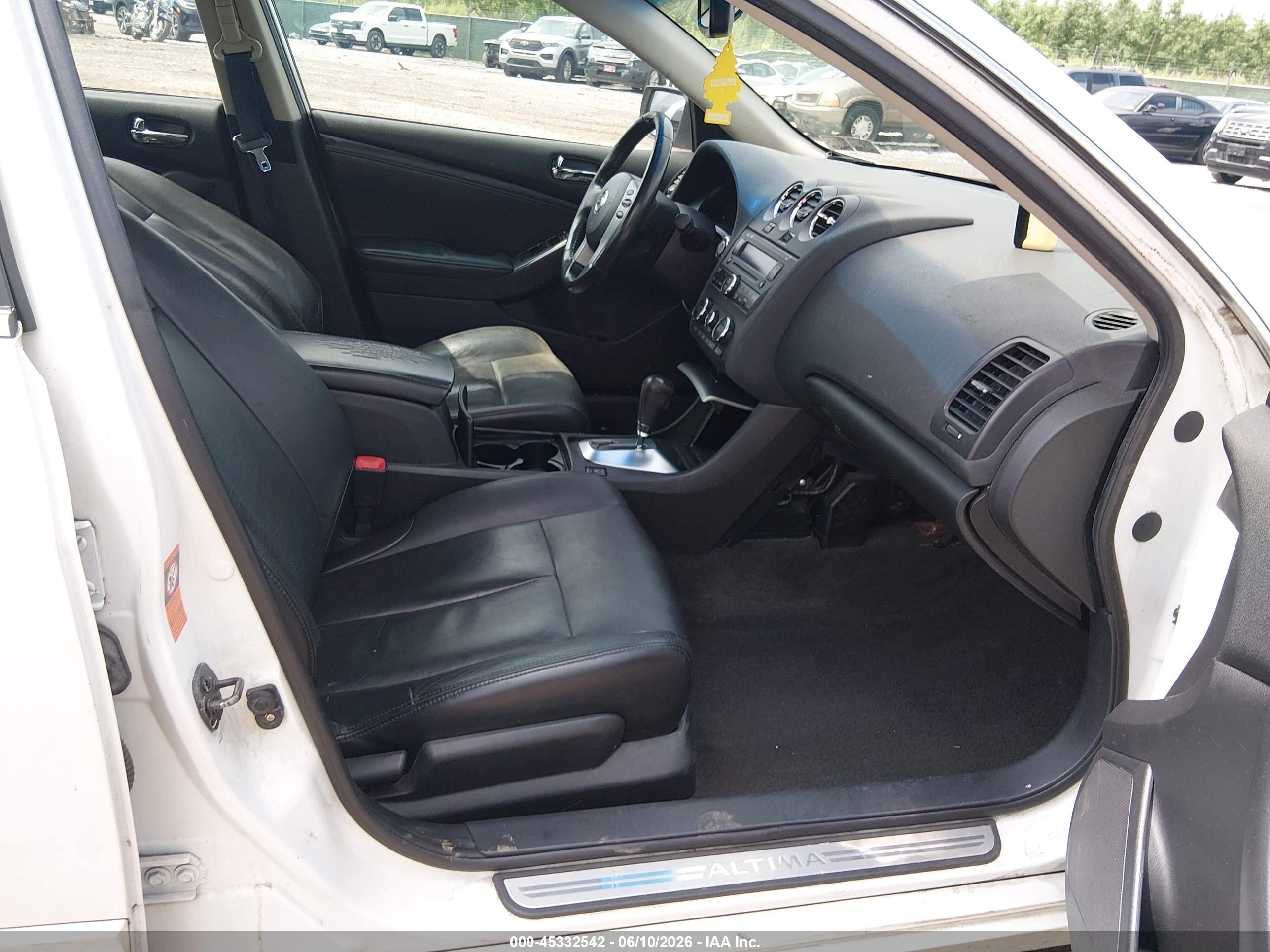 2008 Nissan Altima 2.5 Sl White vin: 1N4AL21E78N463341