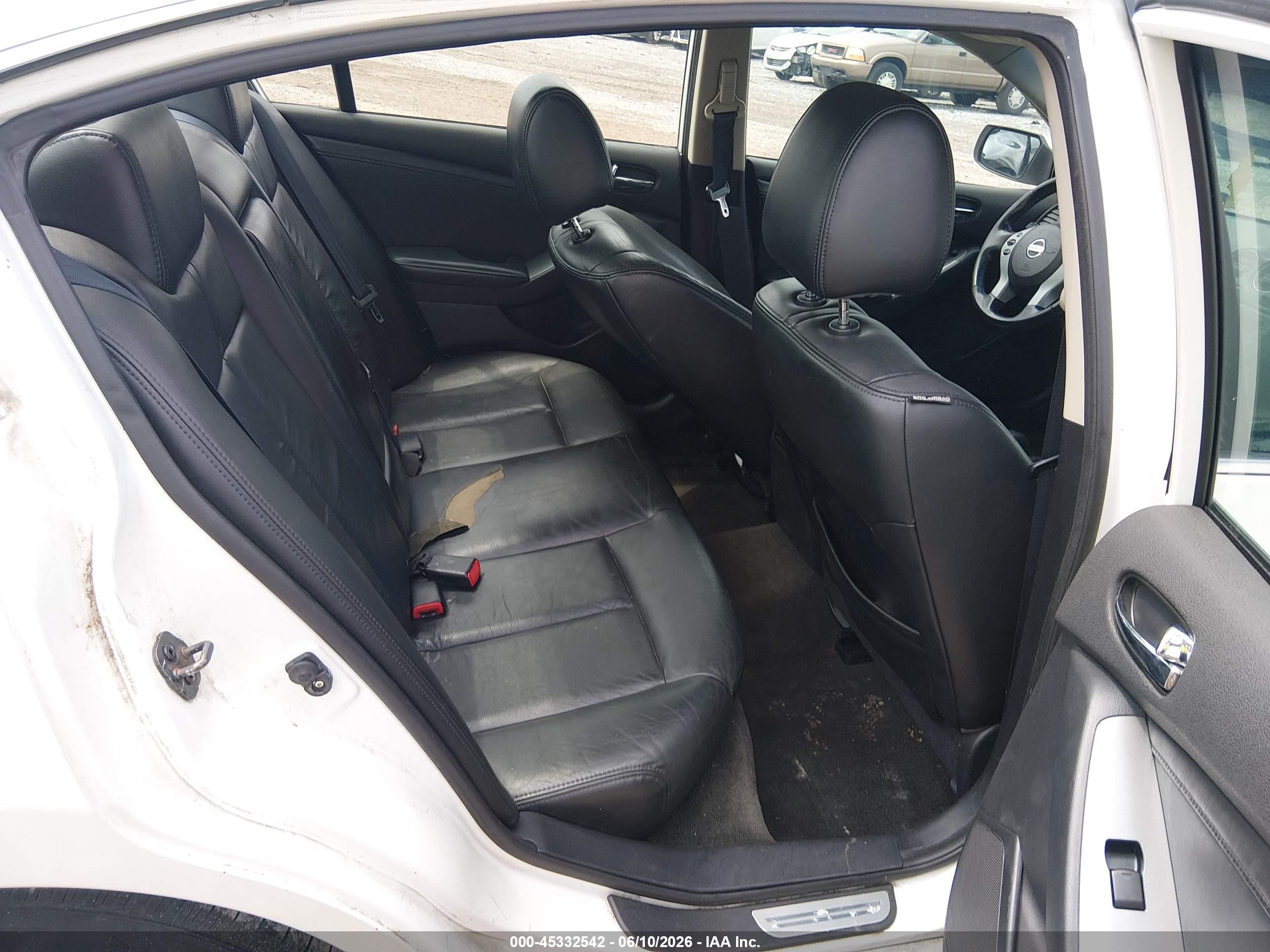 2008 Nissan Altima 2.5 Sl White vin: 1N4AL21E78N463341