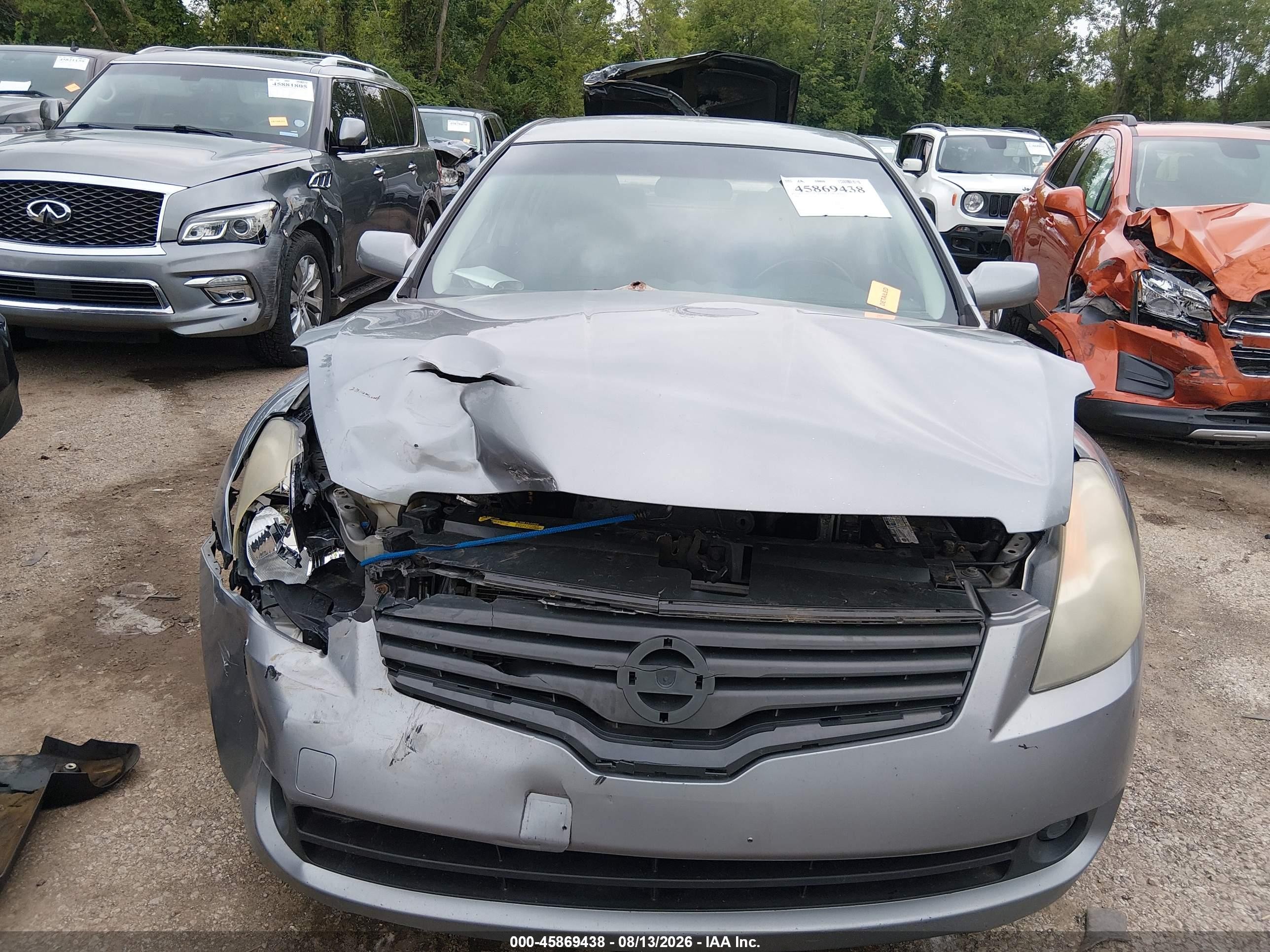2008 Nissan Altima 2.5 S Gray vin: 1N4AL21E78N494377