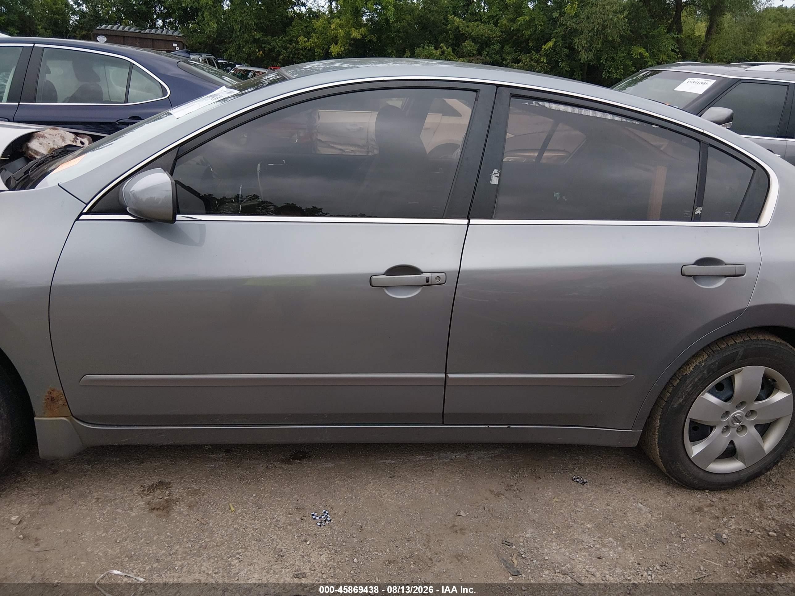 2008 Nissan Altima 2.5 S Gray vin: 1N4AL21E78N494377