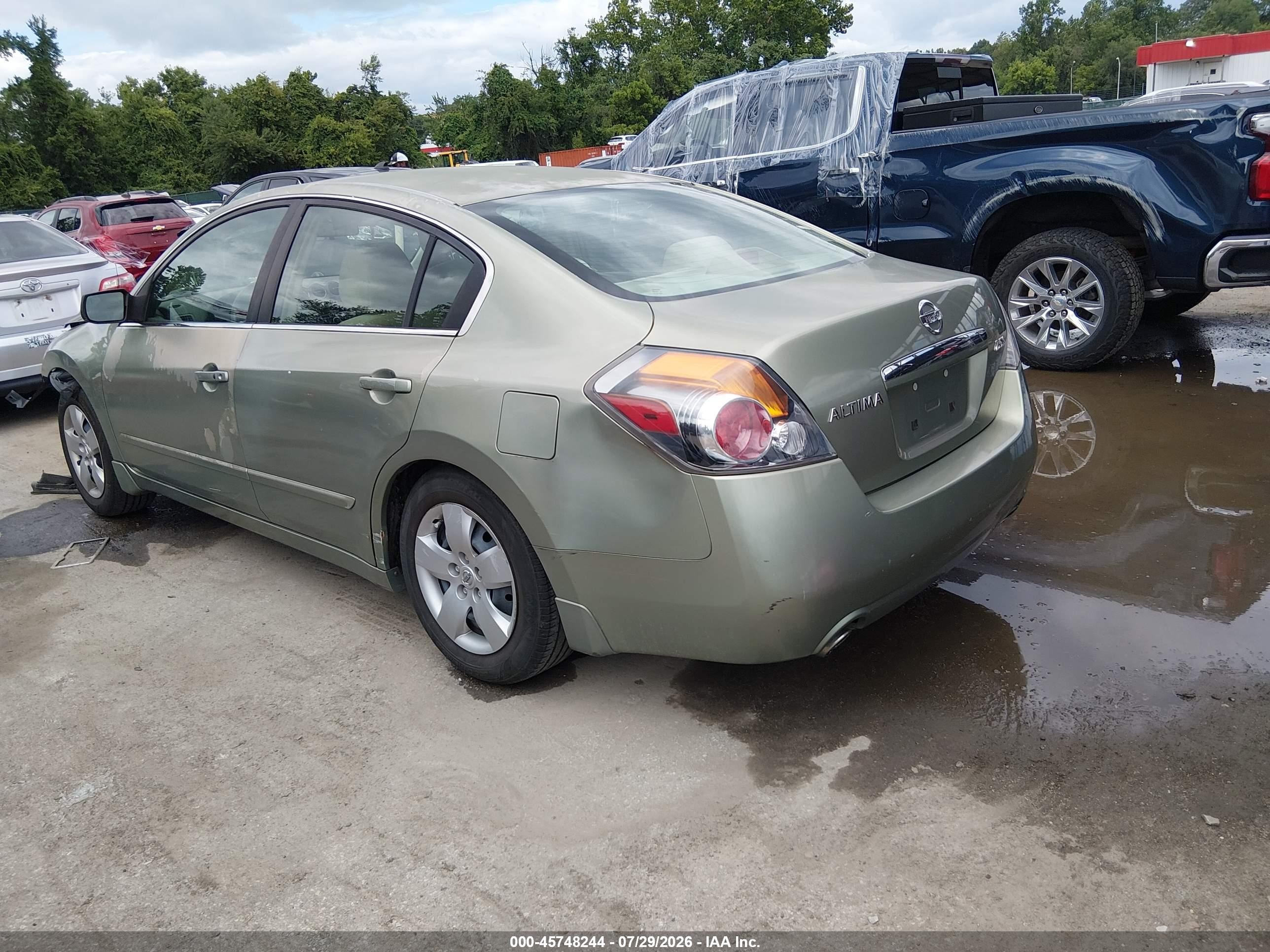 2008 Nissan Altima 2.5 S Зеленый vin: 1N4AL21E78N507936