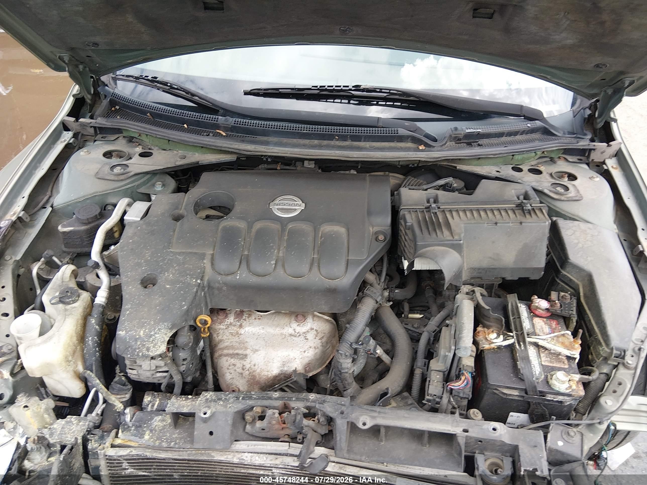 2008 Nissan Altima 2.5 S Зеленый vin: 1N4AL21E78N507936