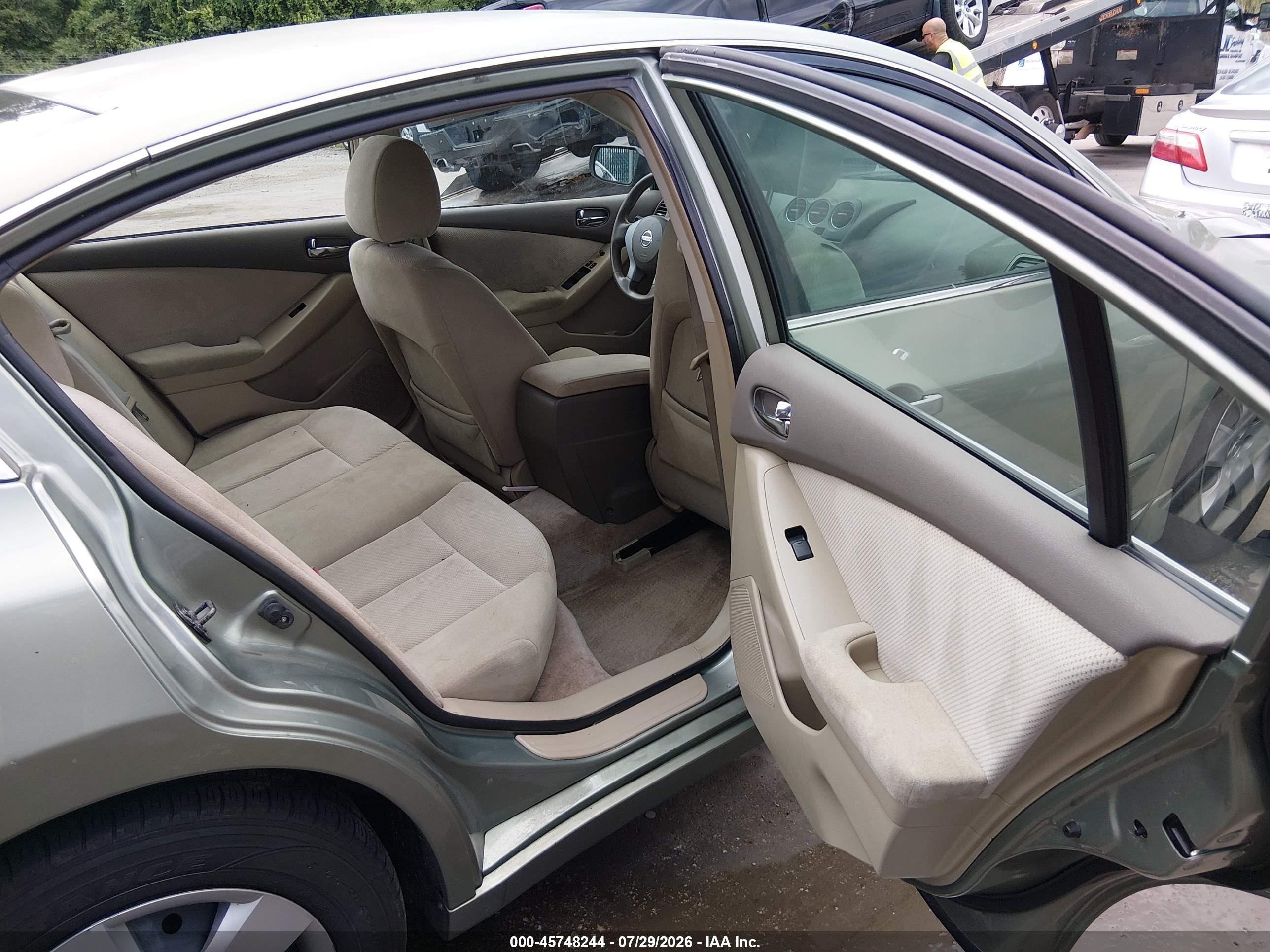 2008 Nissan Altima 2.5 S Зеленый vin: 1N4AL21E78N507936