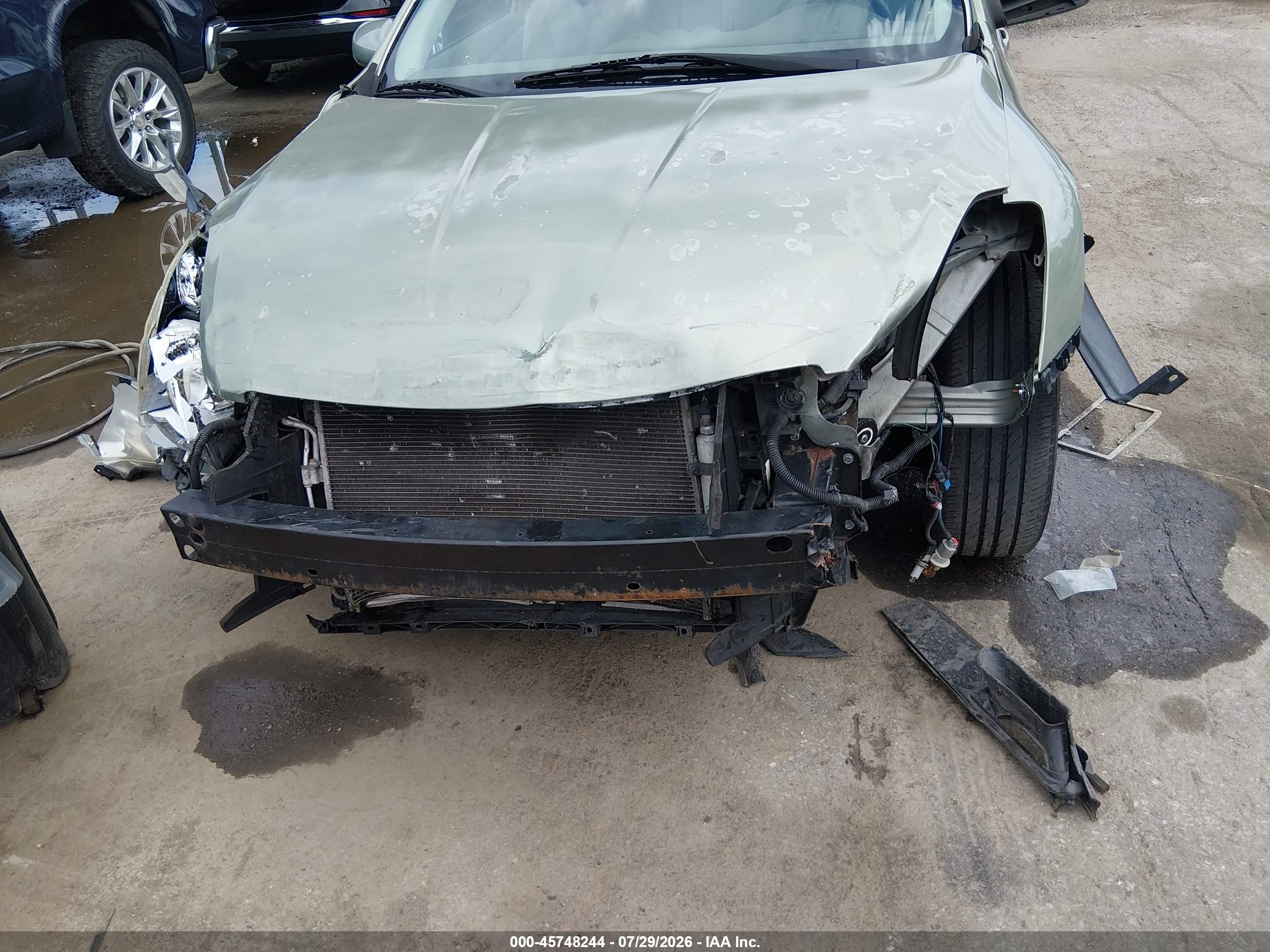 2008 Nissan Altima 2.5 S Зеленый vin: 1N4AL21E78N507936
