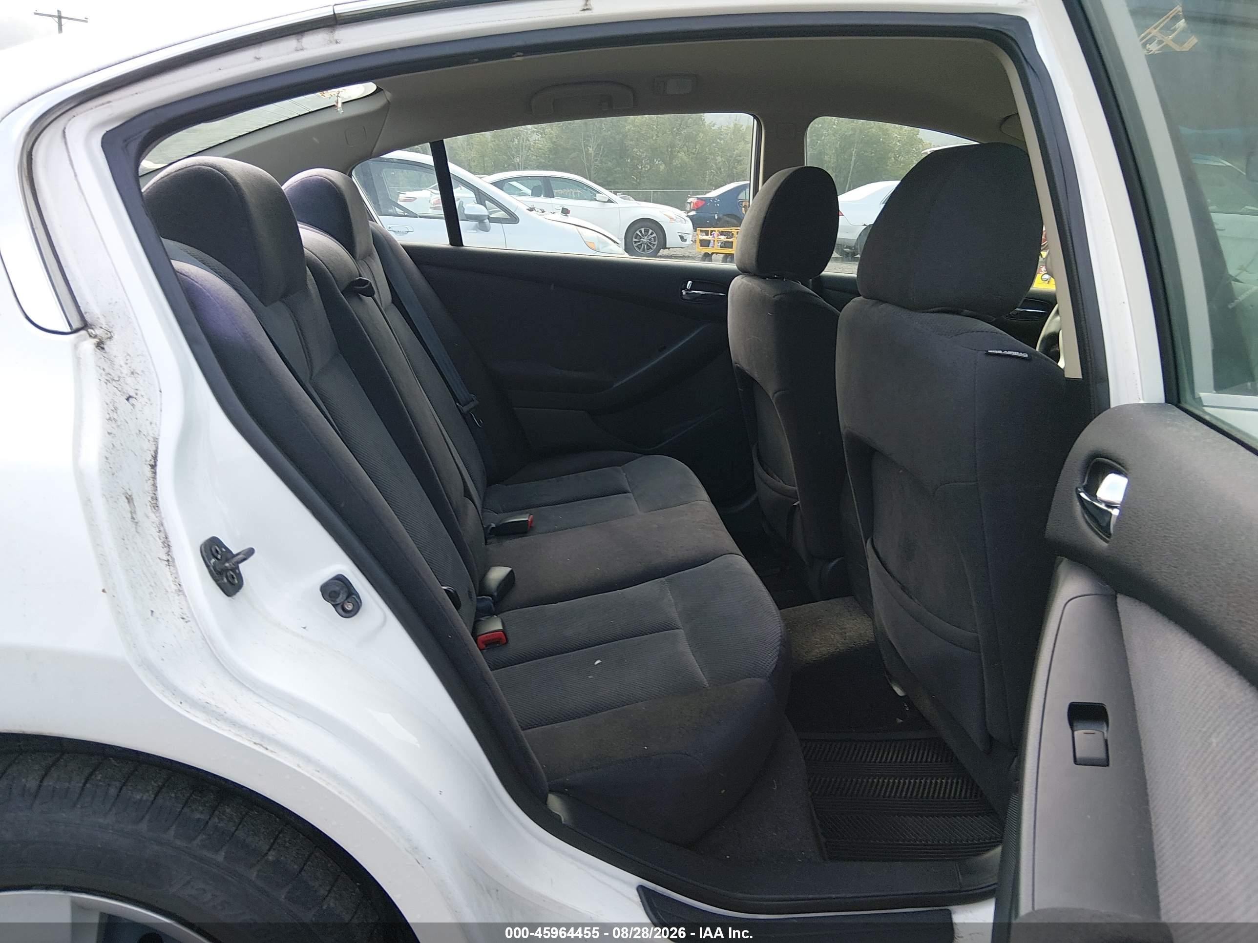 2008 Nissan Altima 2.5 S White vin: 1N4AL21E78N508732