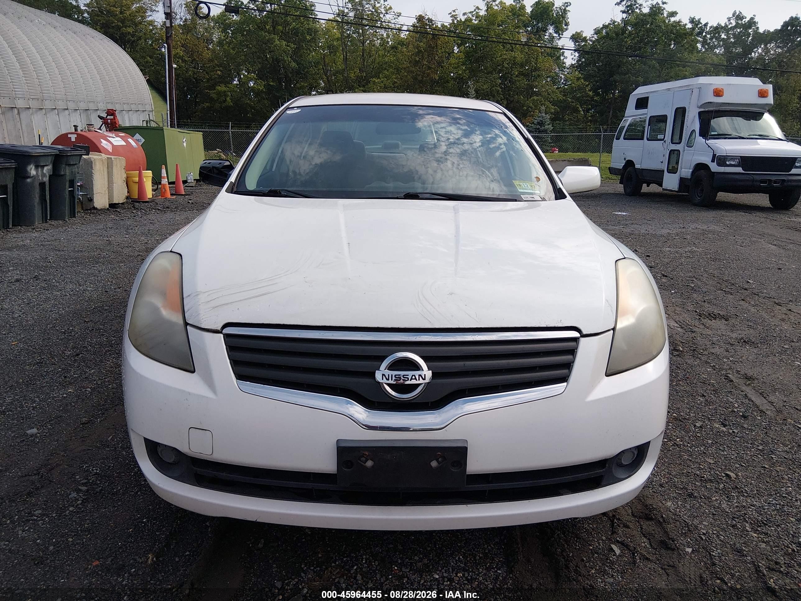 2008 Nissan Altima 2.5 S White vin: 1N4AL21E78N508732