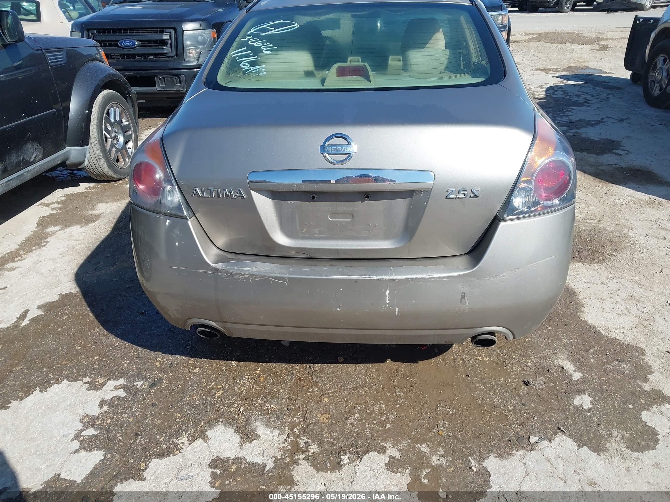 2008 Nissan Altima 2.5 S Beige vin: 1N4AL21E78N537485