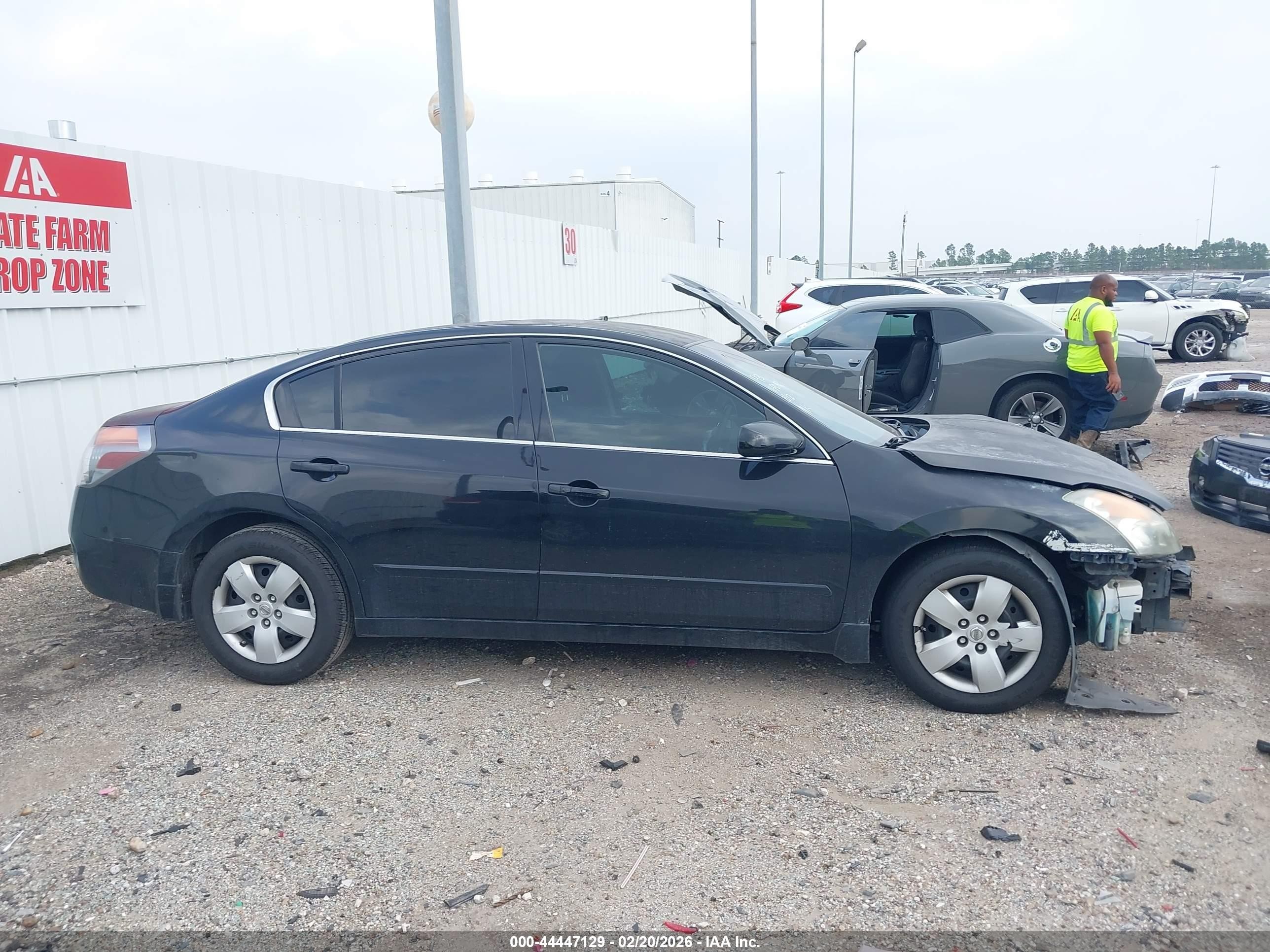 2008 Nissan Altima 2.5 S Black vin: 1N4AL21E78N537728