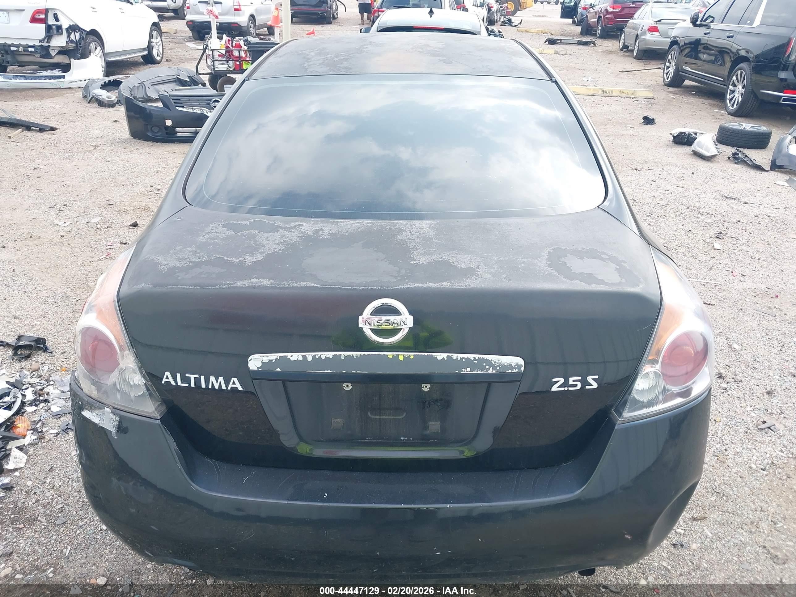 2008 Nissan Altima 2.5 S Black vin: 1N4AL21E78N537728