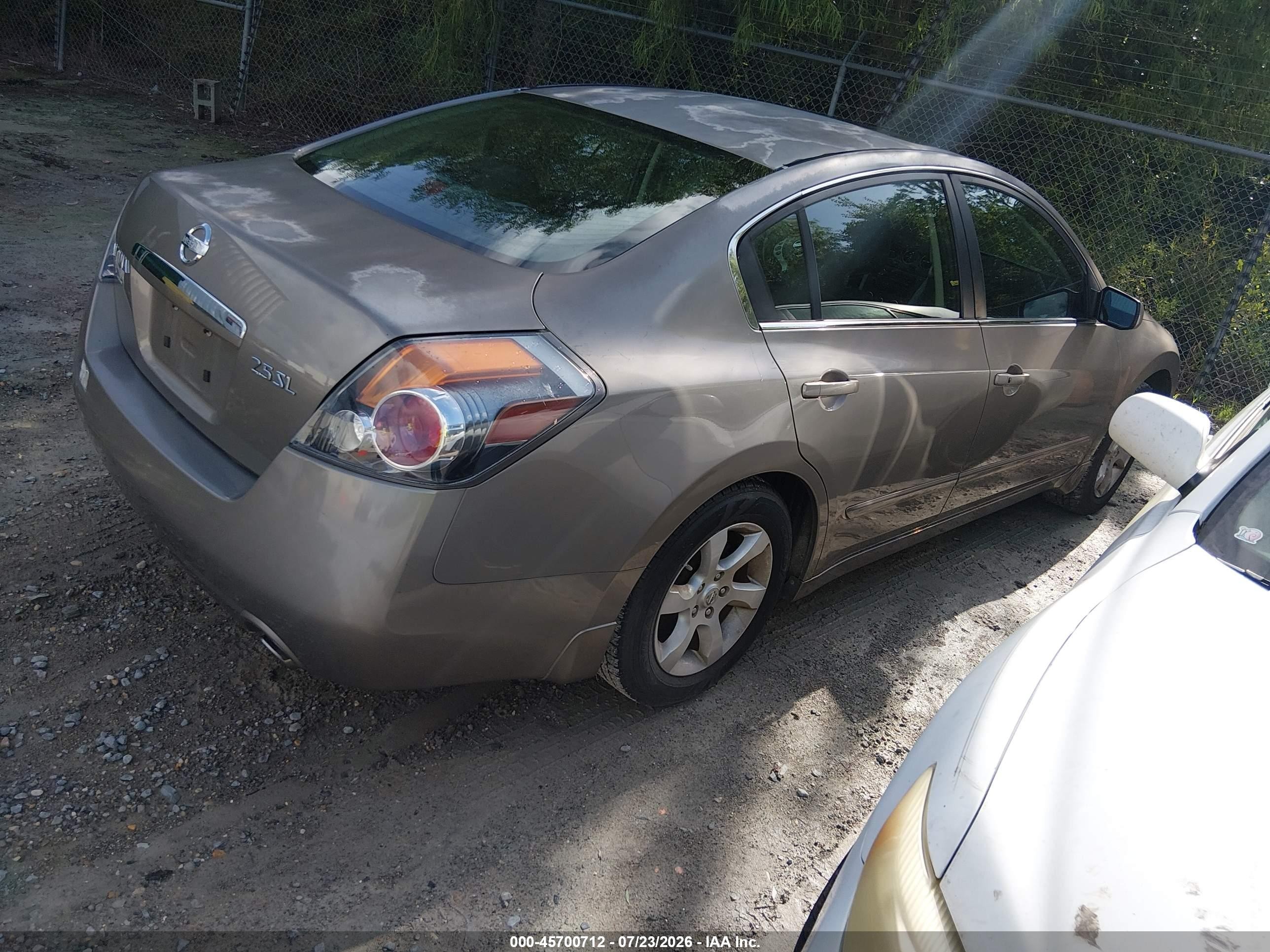 2008 Nissan Altima 2.5 Sl Tan vin: 1N4AL21E78N539124