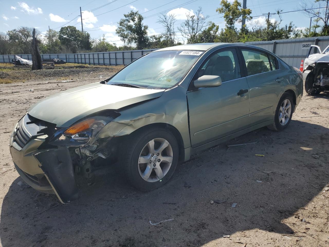 2008 Nissan Altima 2.5 Green vin: 1N4AL21E78N547451