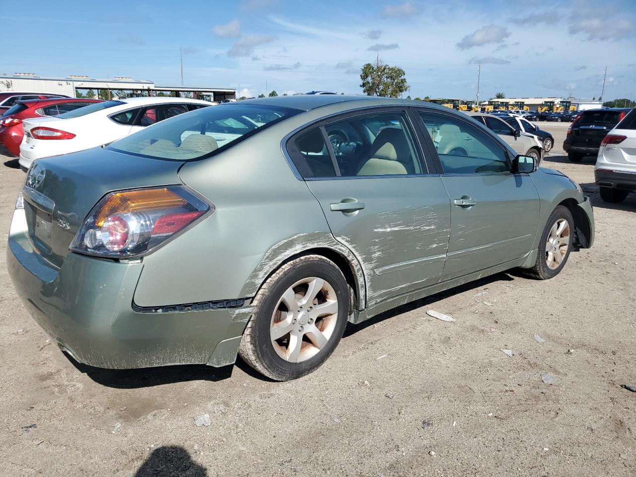 2008 Nissan Altima 2.5 Green vin: 1N4AL21E78N547451