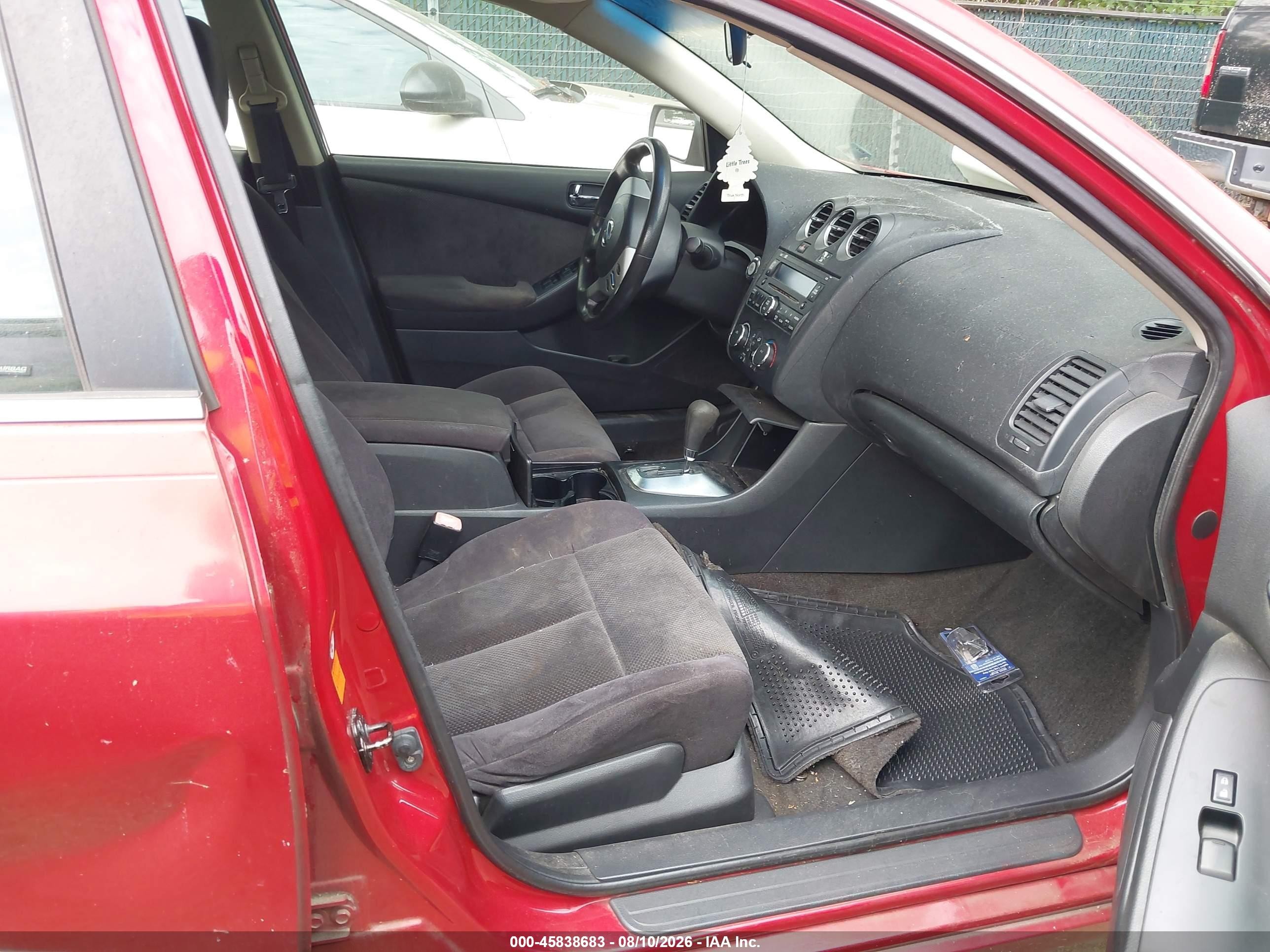2009 Nissan Altima 2.5 S Red vin: 1N4AL21E79N415730