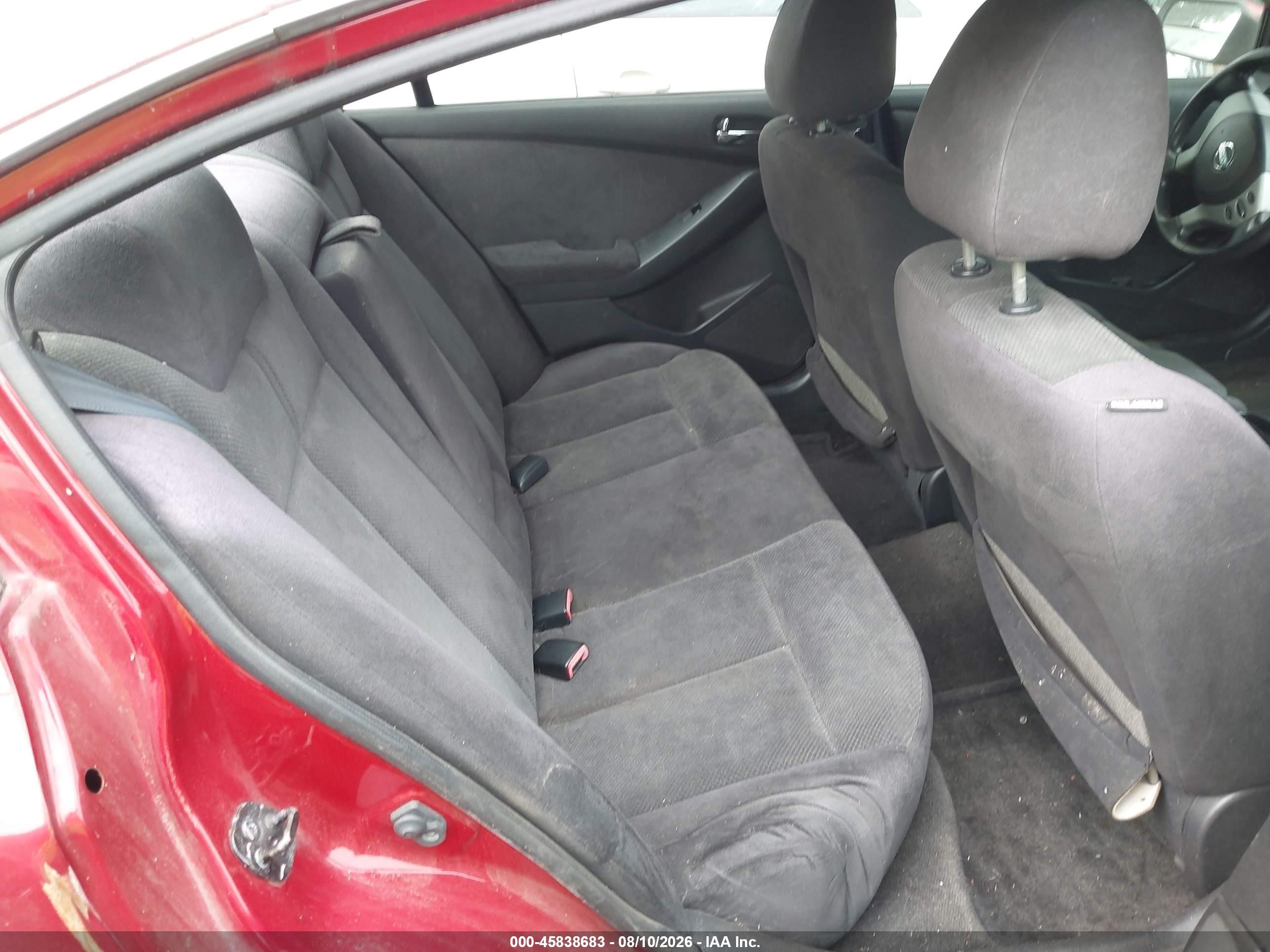 2009 Nissan Altima 2.5 S Red vin: 1N4AL21E79N415730