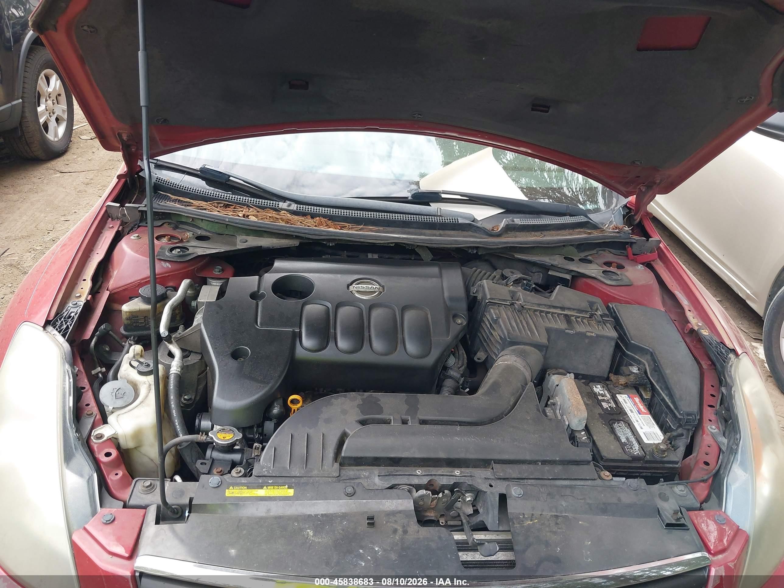 2009 Nissan Altima 2.5 S Red vin: 1N4AL21E79N415730